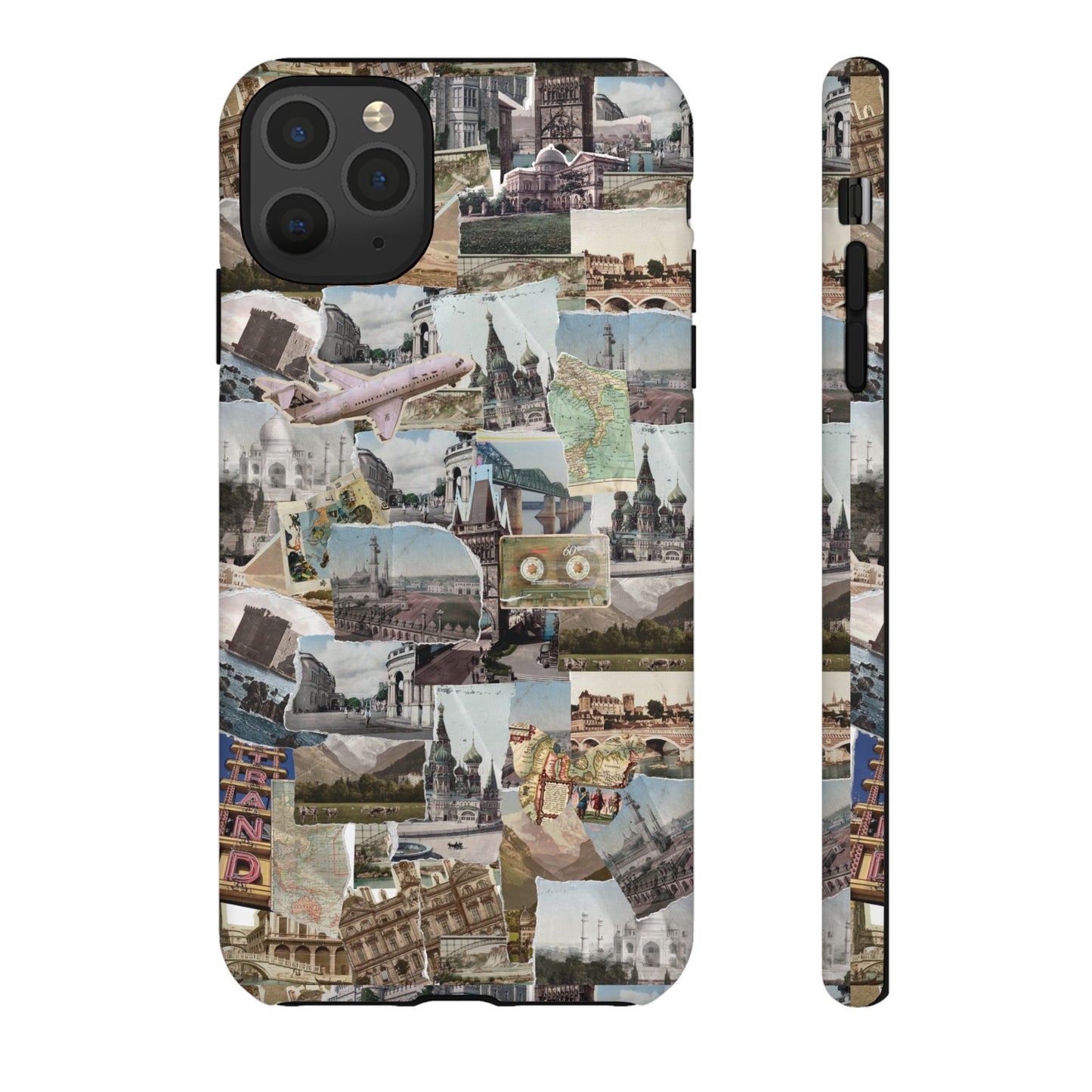 Travel Collage Wallpaper Phone Case | iPhone 15 Plus/ Pro, 14, 13, 12| Google Pixel 7, Pro, 5| Samsung Galaxy S23 All Major Phone Models