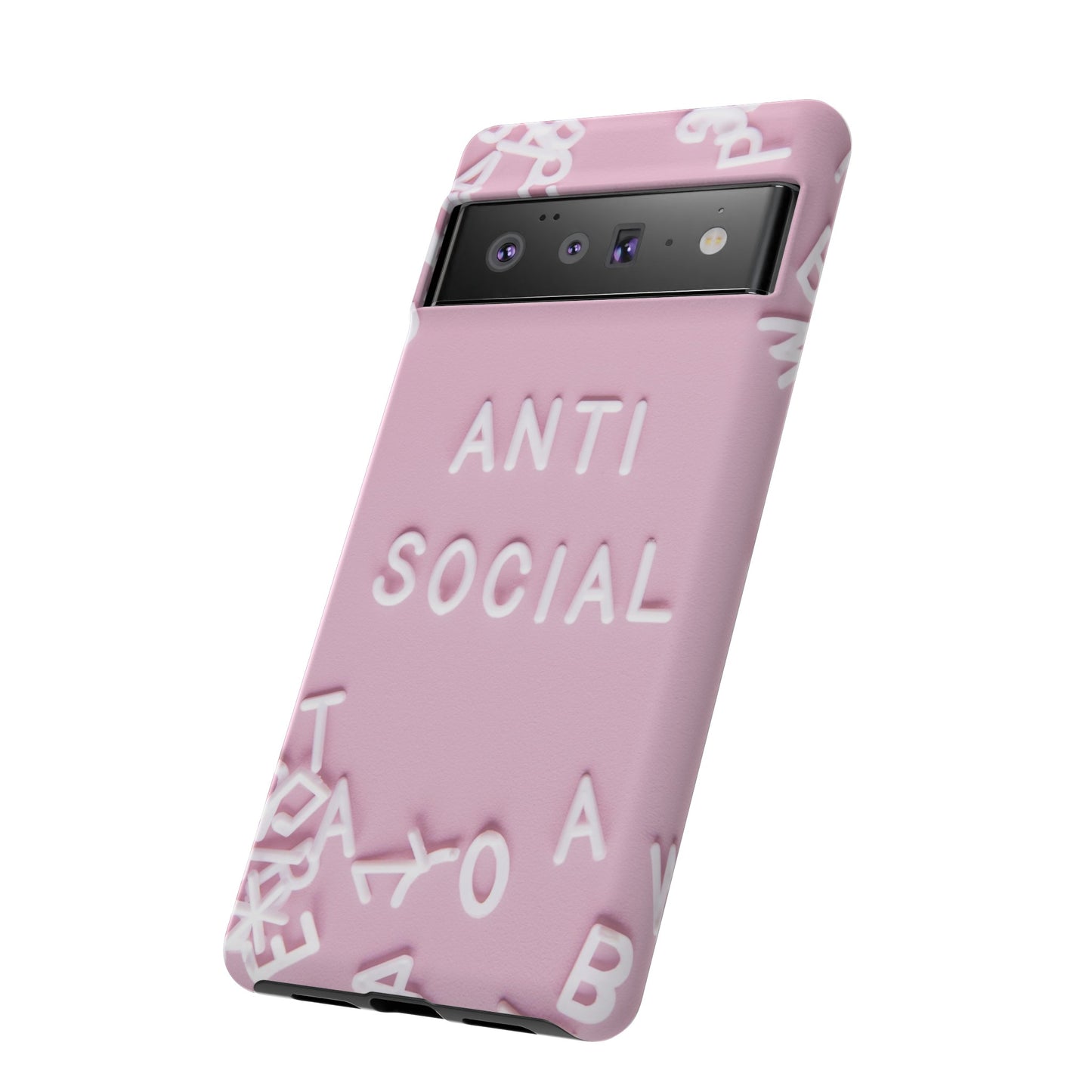 Anti Social Phone Case | iPhone 15 Plus/ Pro, 14, 13, 12| Google Pixel 7, Pro, 5| Samsung Galaxy S23 All Major Phone Models