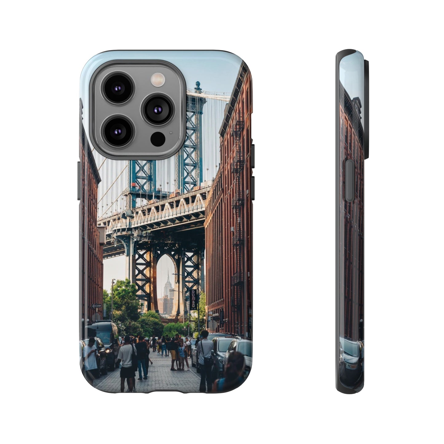 Stunning Brooklyn Bridge Wallpaper Phone Case | iPhone 15 Plus/ Pro, 14, 13, 12| Google Pixel 7, Pro, 5| Samsung Galaxy S23 All Major Phone Models