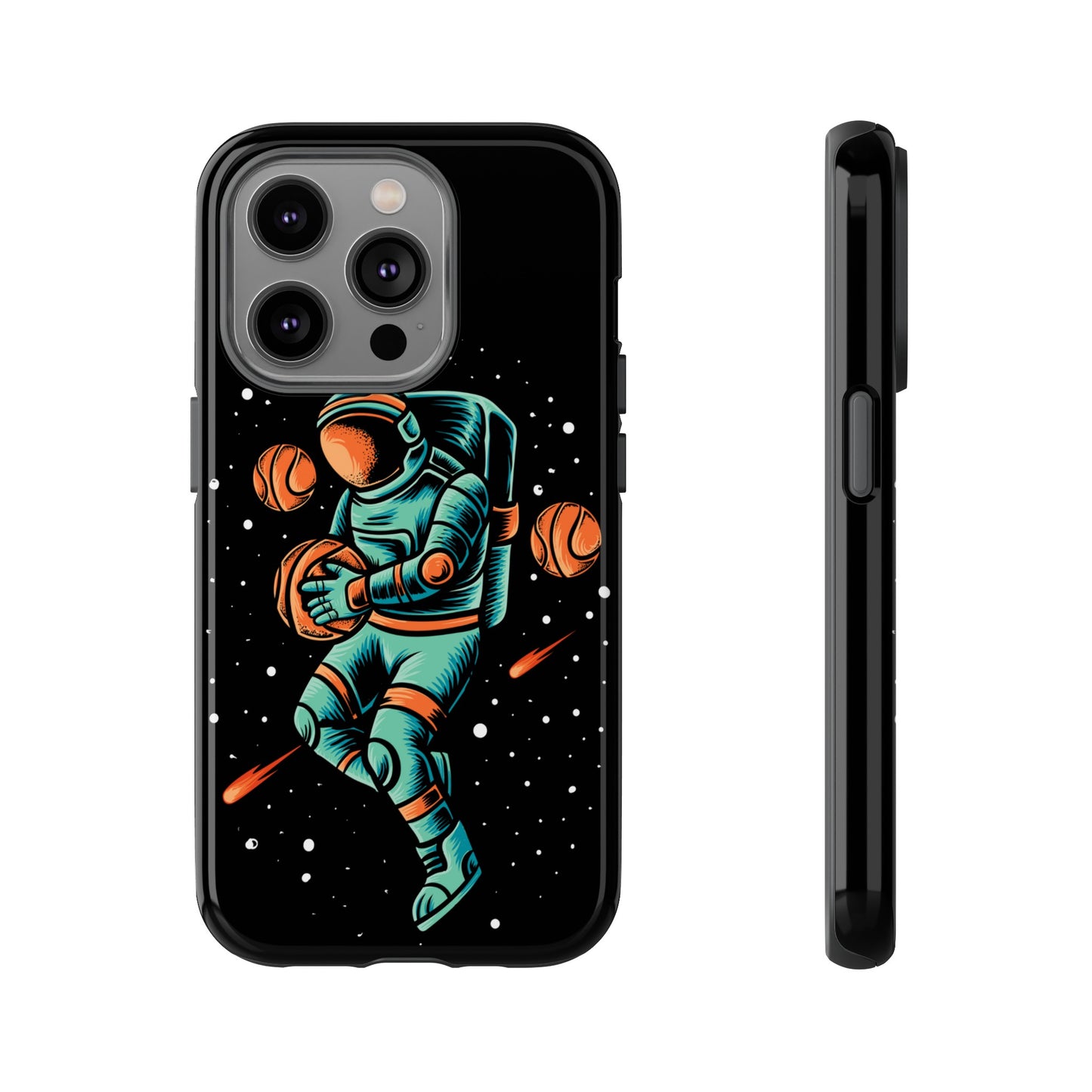 Space Basketball Phone Case | iPhone 15 Plus/ Pro, 14, 13, 12| Google Pixel 7, Pro, 5| Samsung Galaxy S23 All Major Phone Models