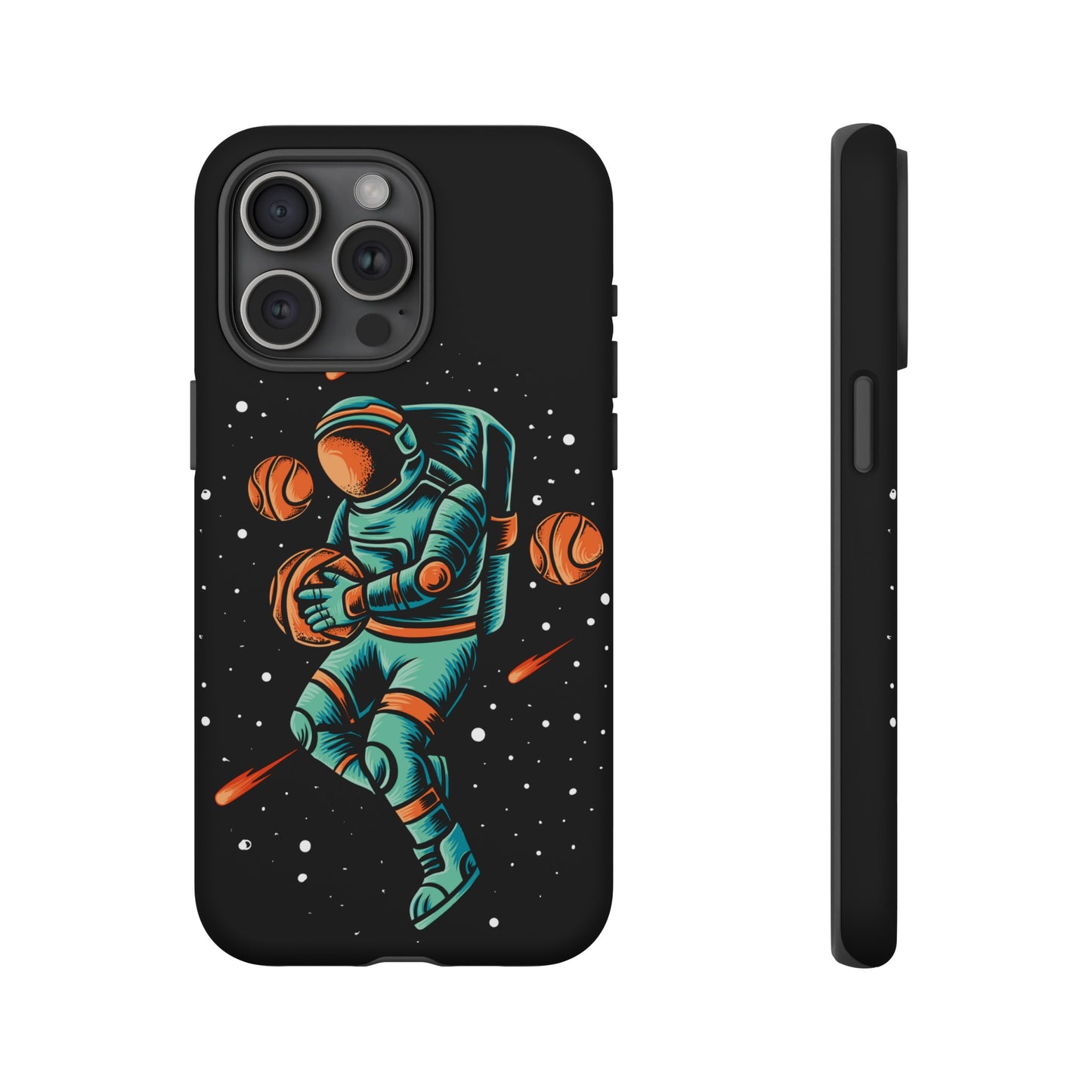 Space Basketball Phone Case | iPhone 15 Plus/ Pro, 14, 13, 12| Google Pixel 7, Pro, 5| Samsung Galaxy S23 All Major Phone Models