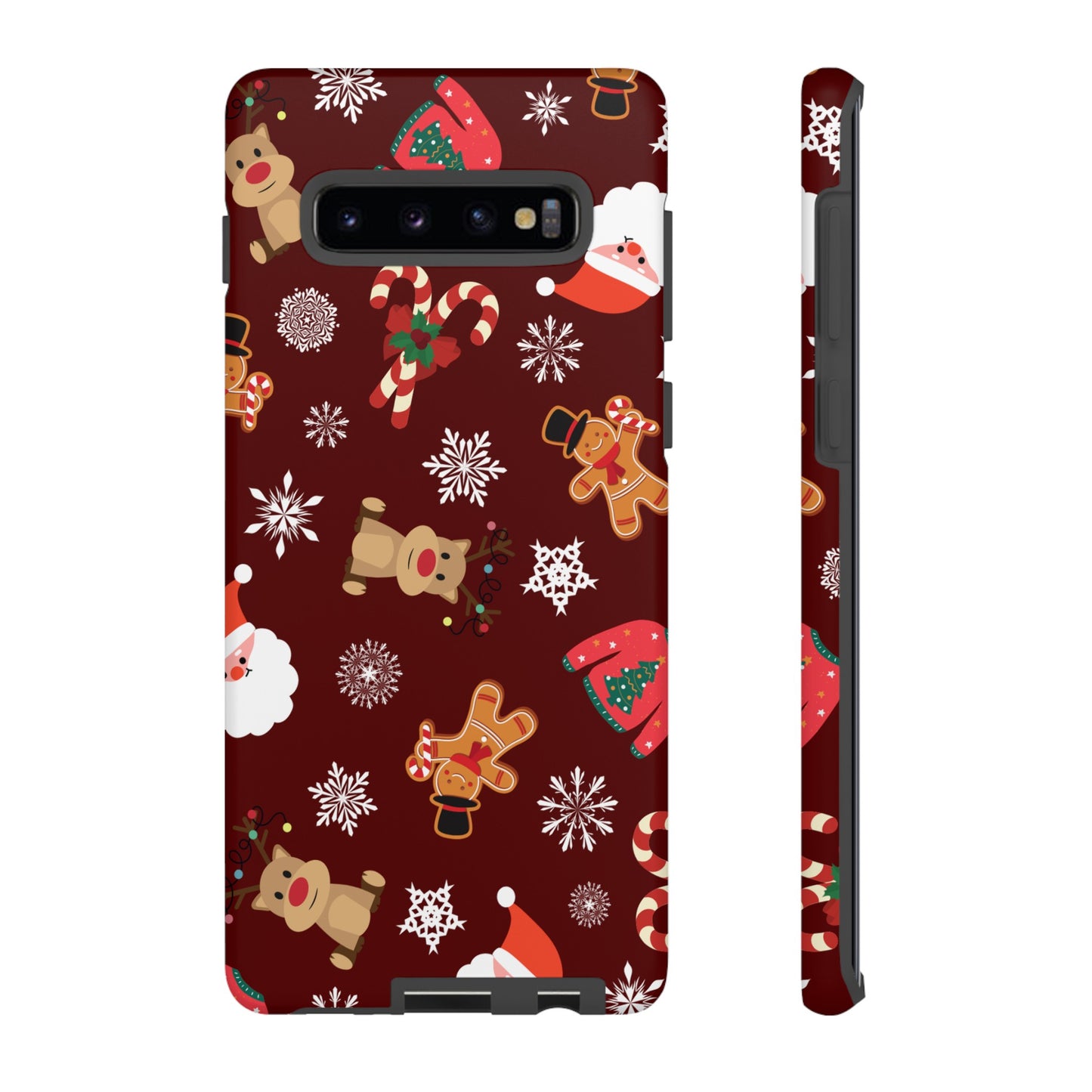 Festive Christmas Wallpaper Phone Case | iPhone 15 Plus/ Pro, 14, 13, 12| Google Pixel 7, Pro, 5| Samsung Galaxy S23 All Major Phone Models