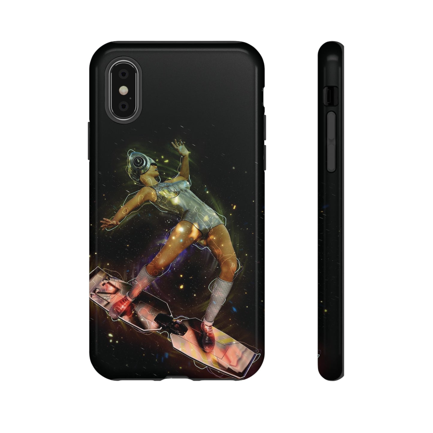 Sci-Fi Skateboard Wallpaper Phone Case | iPhone 15 Plus/ Pro, 14, 13, 12| Google Pixel 7, Pro, 5| Samsung Galaxy S23 All Major Phone Models