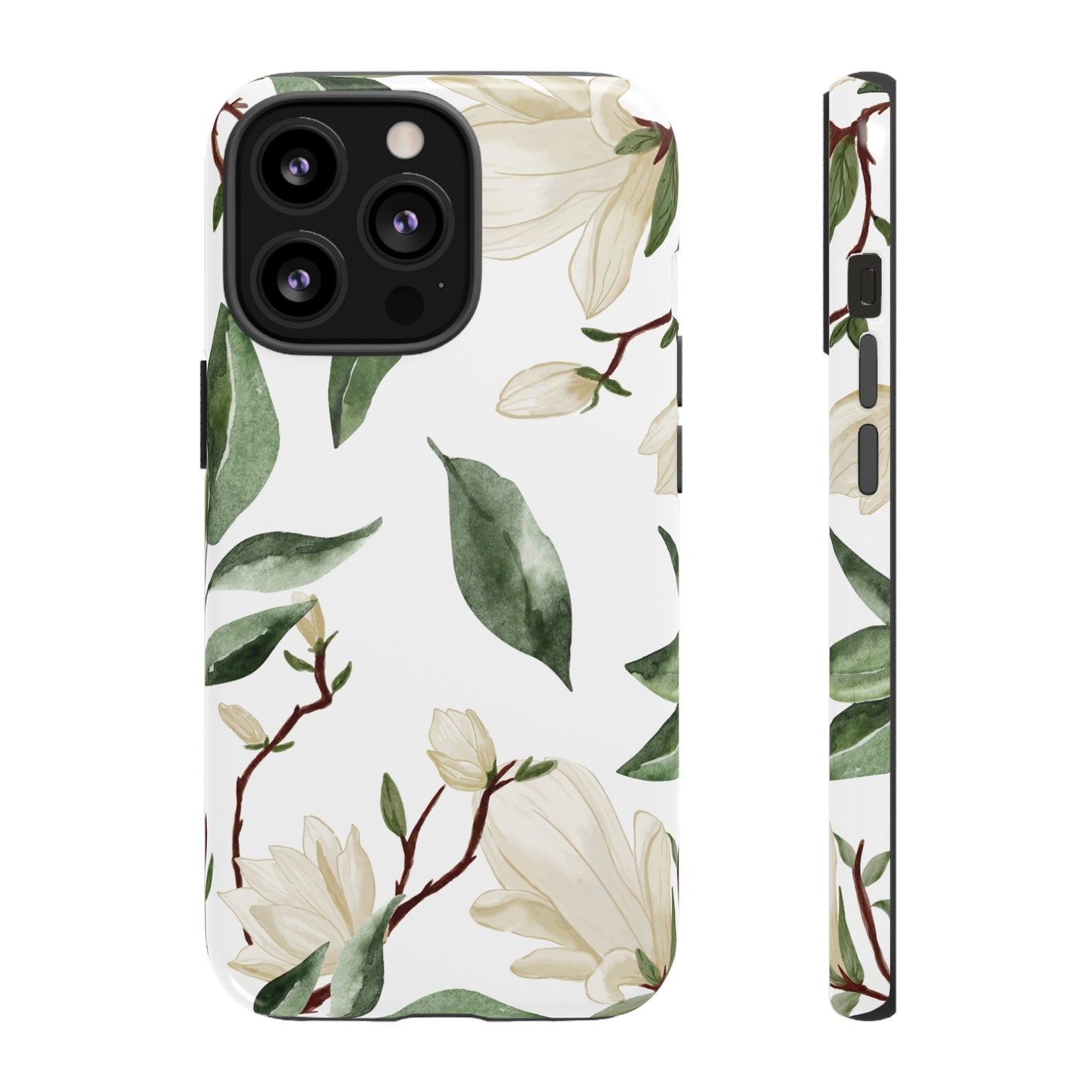 Light Floral Wallpaper Phone Case | iPhone 15 Plus/ Pro, 14, 13, 12| Google Pixel 7, Pro, 5| Samsung Galaxy S23 All Major Phone Models