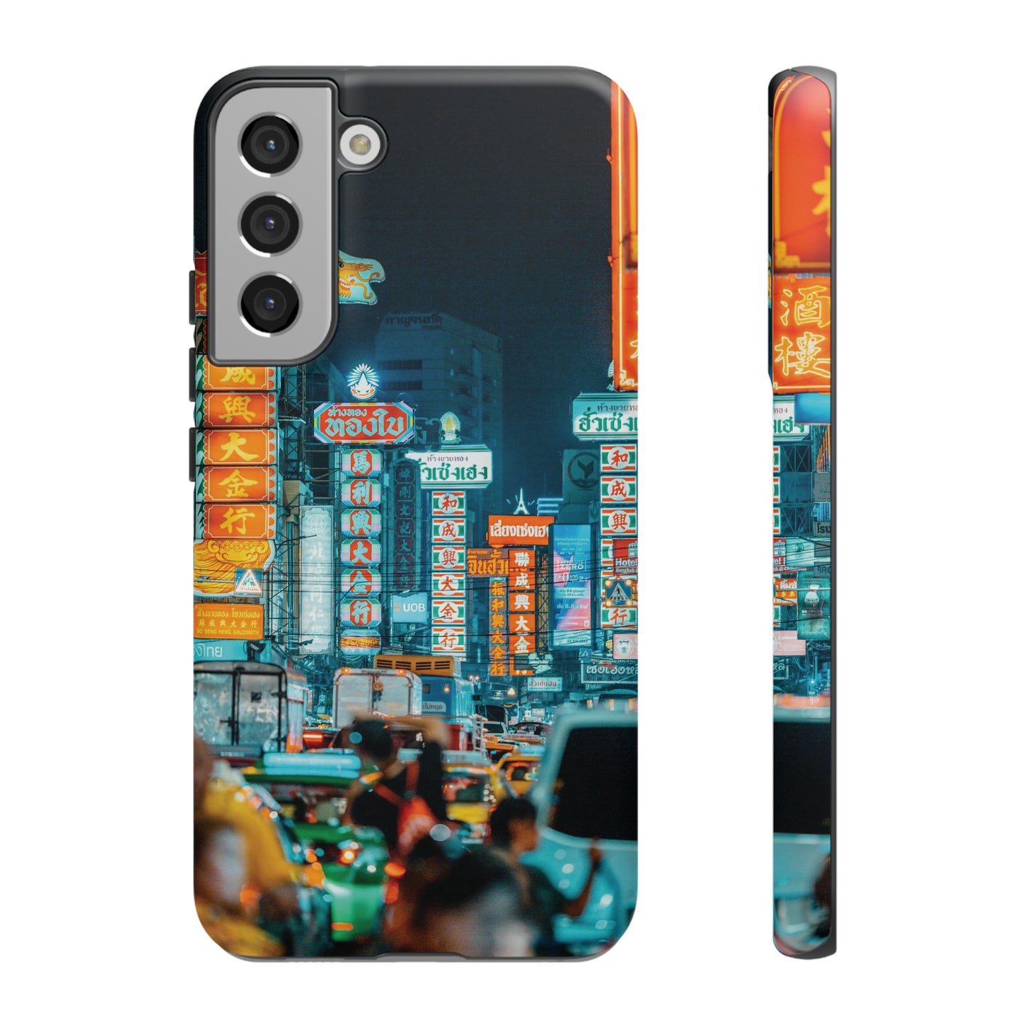 Neon Nightlife Wallpaper Phone Case | iPhone 15 Plus/ Pro, 14, 13, 12| Google Pixel 7, Pro, 5| Samsung Galaxy S23 All Major Phone Models