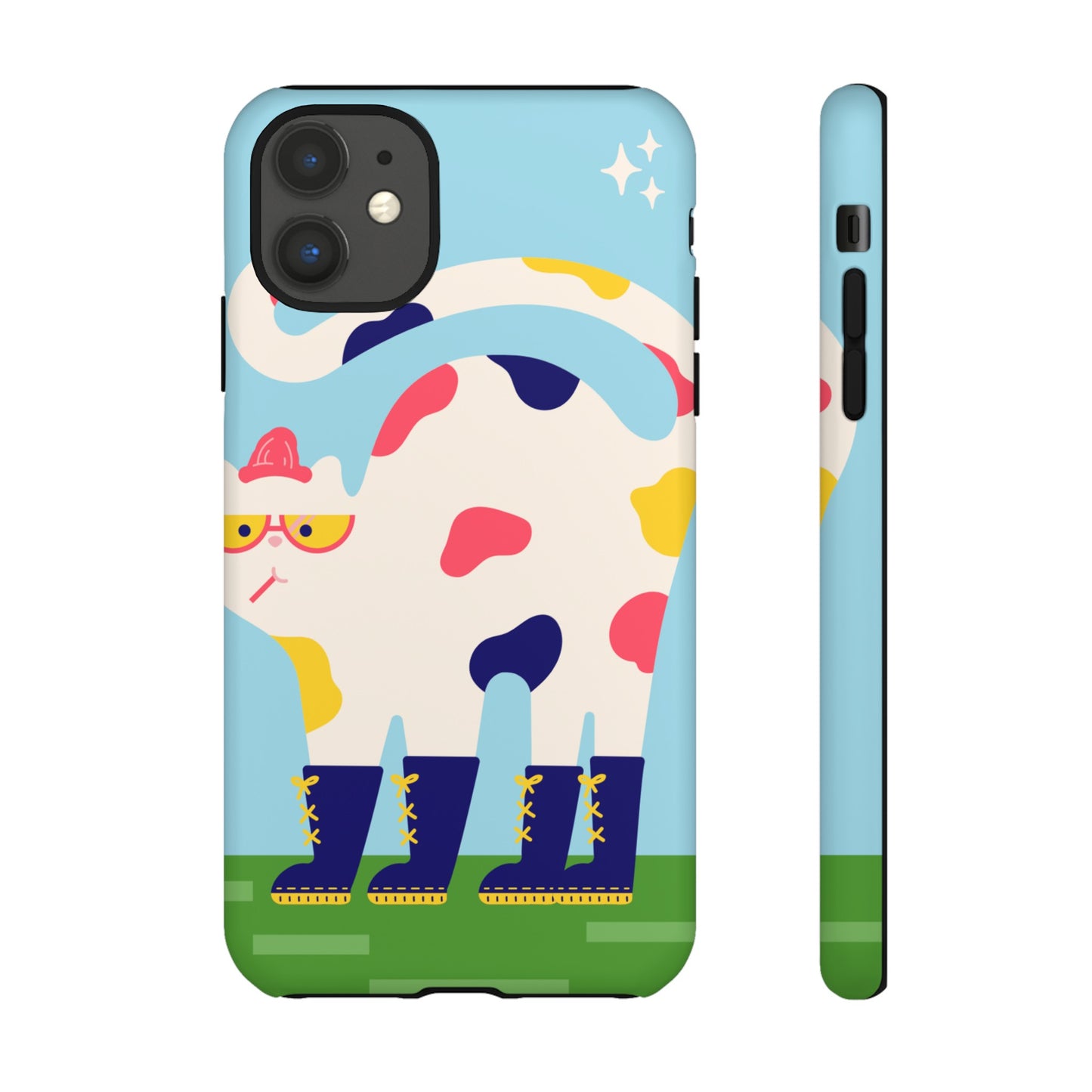 Rainboot Cat Phone Case | iPhone 15 Plus/ Pro, 14, 13, 12| Google Pixel 7, Pro, 5| Samsung Galaxy S23 All Major Phone Models