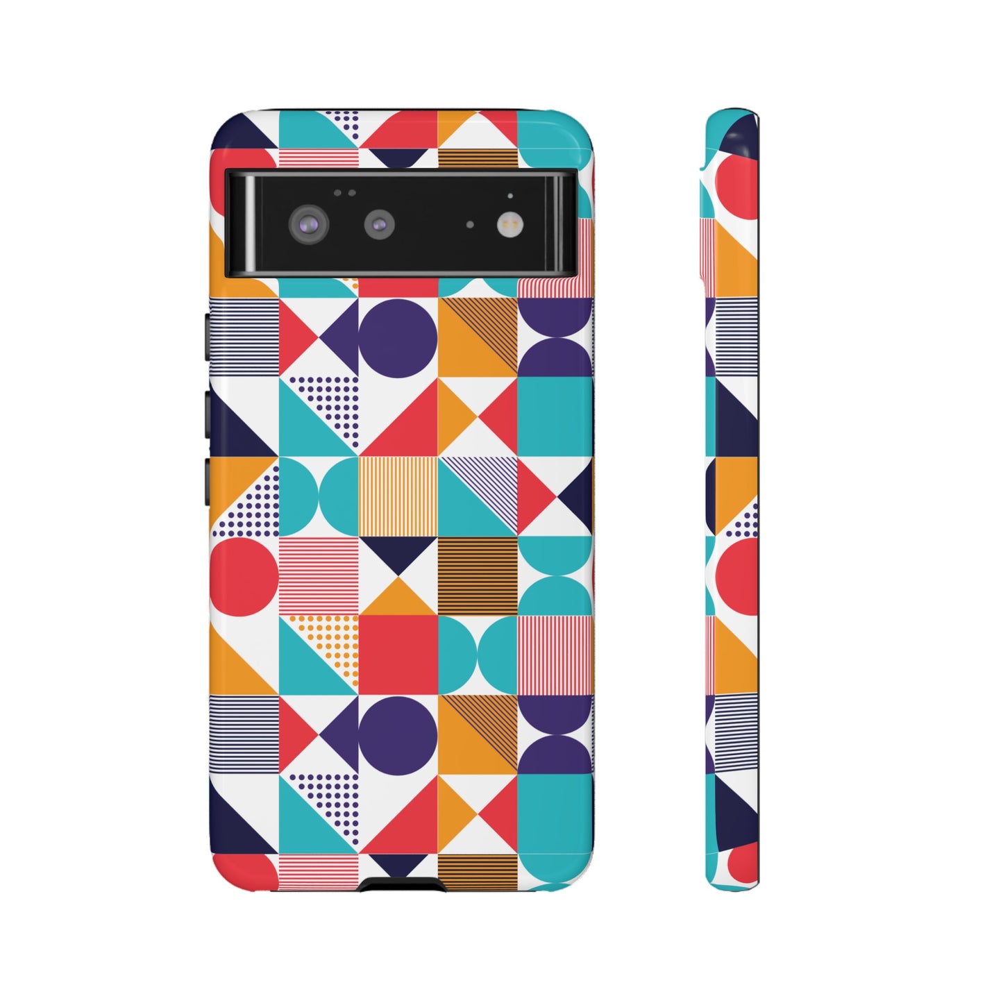 Geometric Patterned Wallpaper Phone Case | iPhone 15 Plus/ Pro, 14, 13, 12| Google Pixel 7, Pro, 5|Samsung Galaxy S23 All Major Phone Models