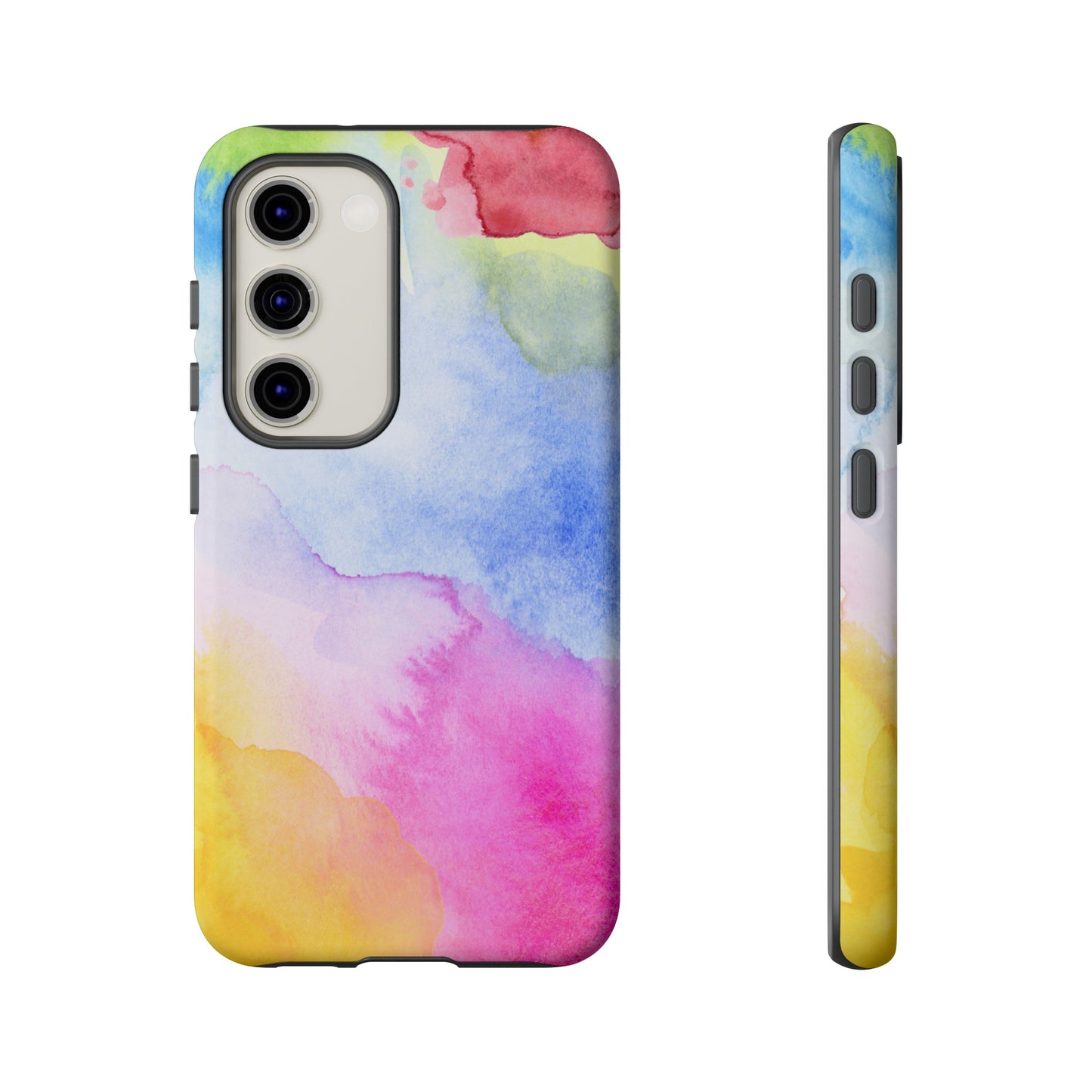 Watercolour Rainbow Phone Case | iPhone 15 Plus/ Pro, 14, 13, 12| Google Pixel 7, Pro, 5| Samsung Galaxy S23 All Major Phone Models