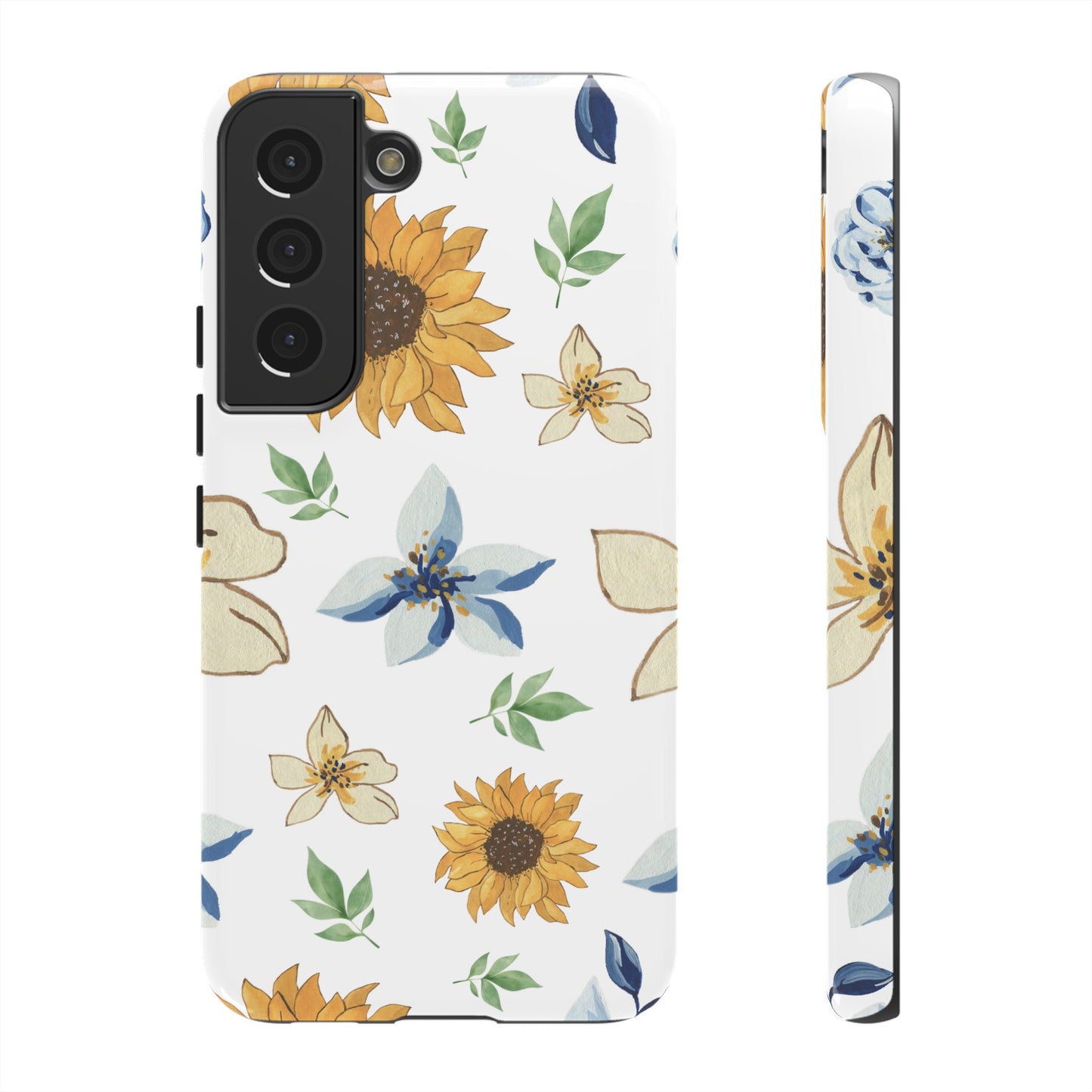 Beautiful Watercolour Flower Wallpaper Phone Case | iPhone 15 Plus/ Pro, 14, 13, 12| Google Pixel 7, Pro, 5| Samsung Galaxy S23 All Major Phone Models