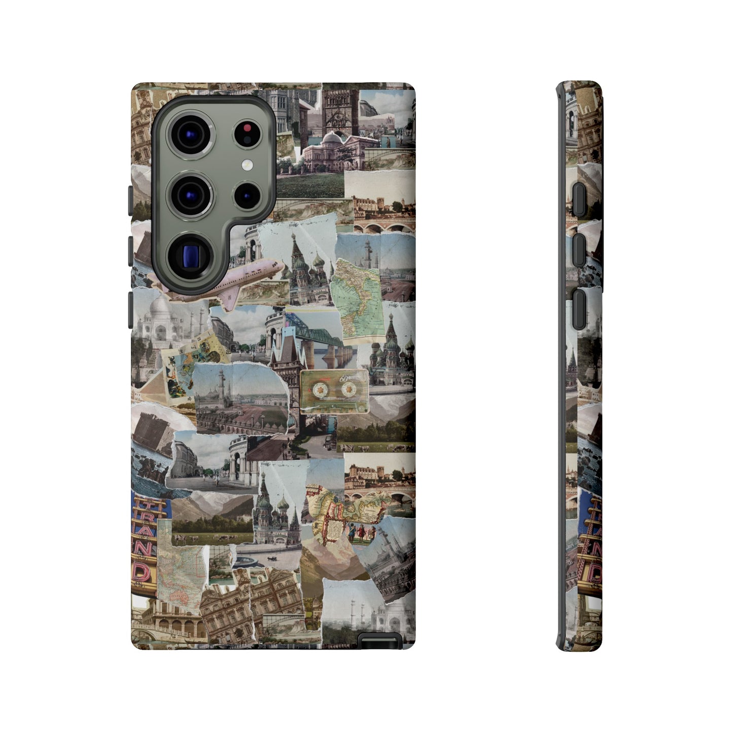 Travel Collage Wallpaper Phone Case | iPhone 15 Plus/ Pro, 14, 13, 12| Google Pixel 7, Pro, 5| Samsung Galaxy S23 All Major Phone Models