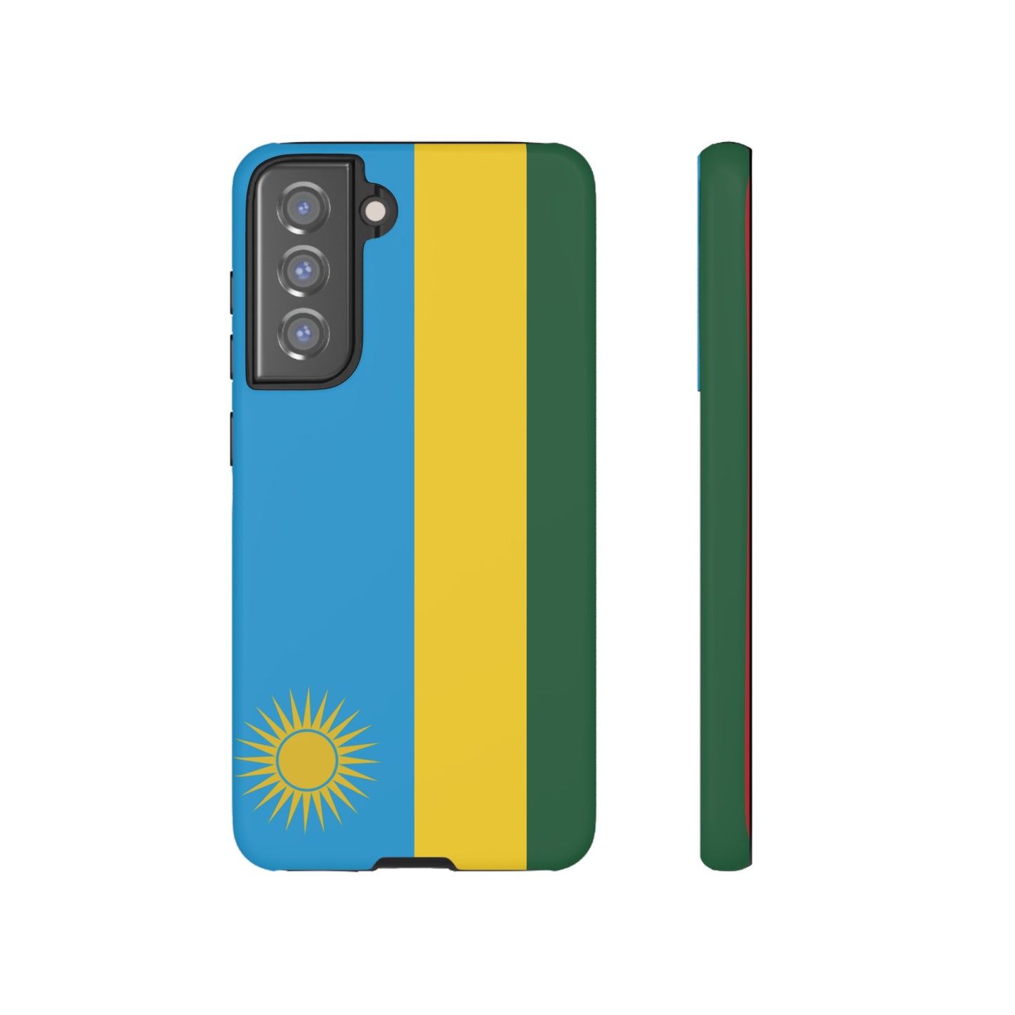 Rwanda Flag Phone Case | iPhone 15 Plus/ Pro, 14, 13, 12| Google Pixel 7, Pro, 5| Samsung Galaxy S23 All Major Phone Models