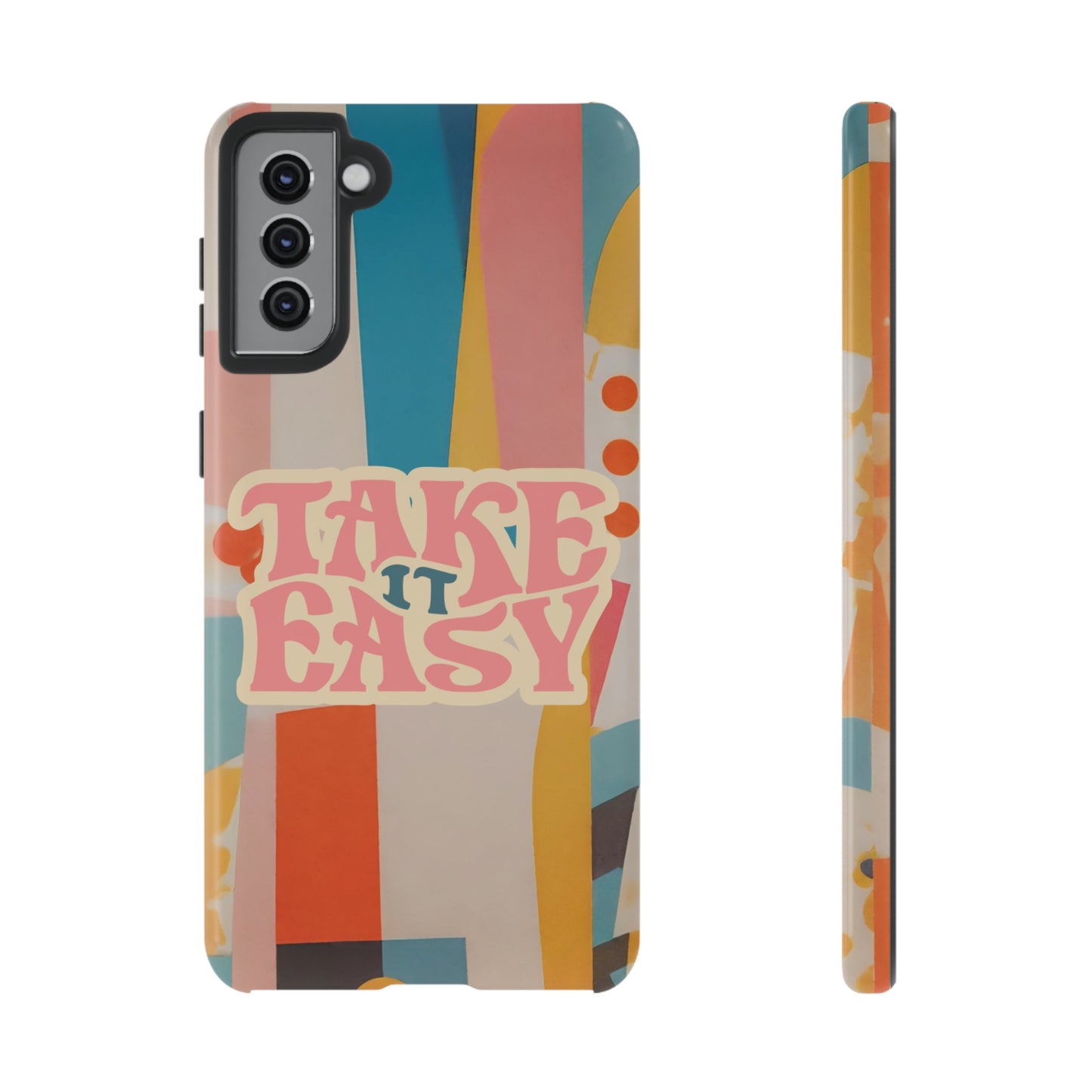 Take It Easy Wallpaper Phone Case | iPhone 15 Plus/ Pro, 14, 13, 12| Google Pixel 7, Pro, 5| Samsung Galaxy S23 All Major Phone Models