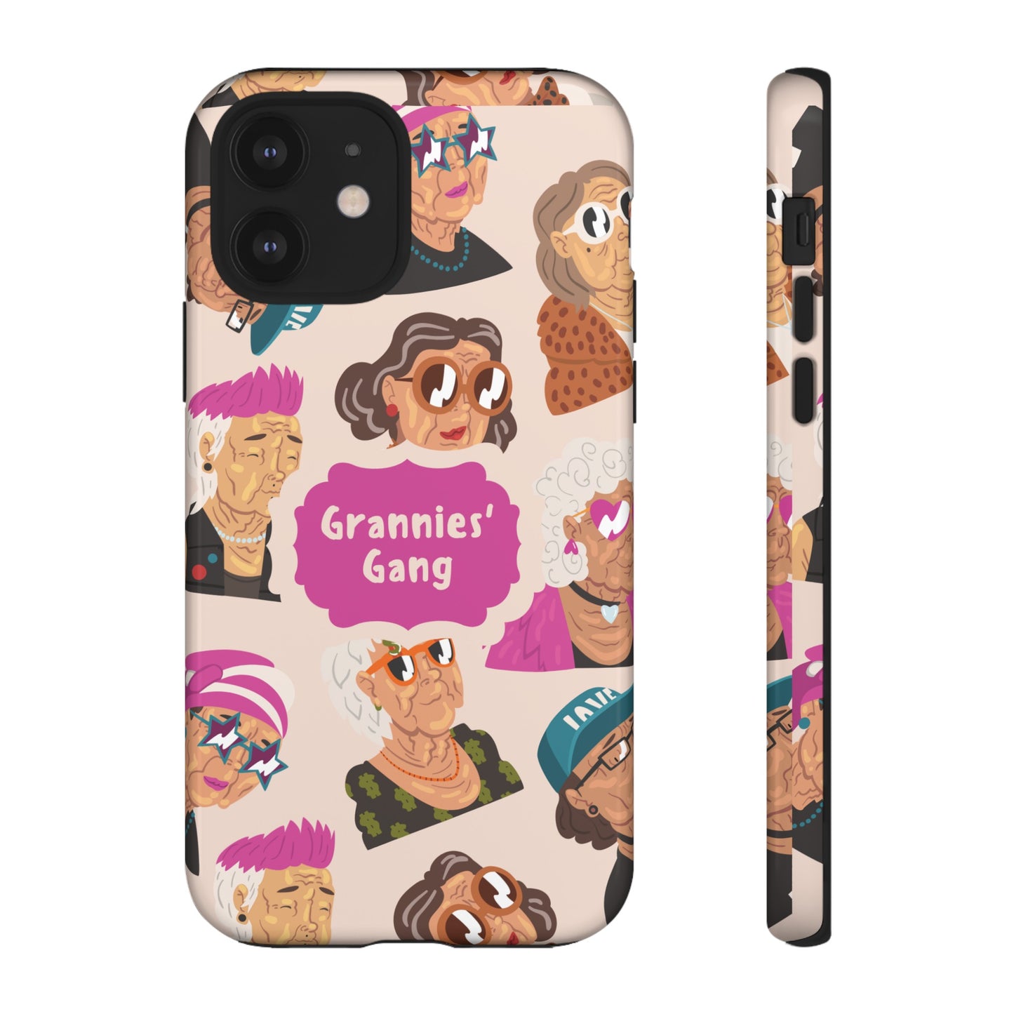 Grannies' Gang Wallpaper Phone Case | iPhone 15 Plus/ Pro, 14, 13, 12| Google Pixel 7, Pro, 5| Samsung Galaxy S23 All Major Phone Models