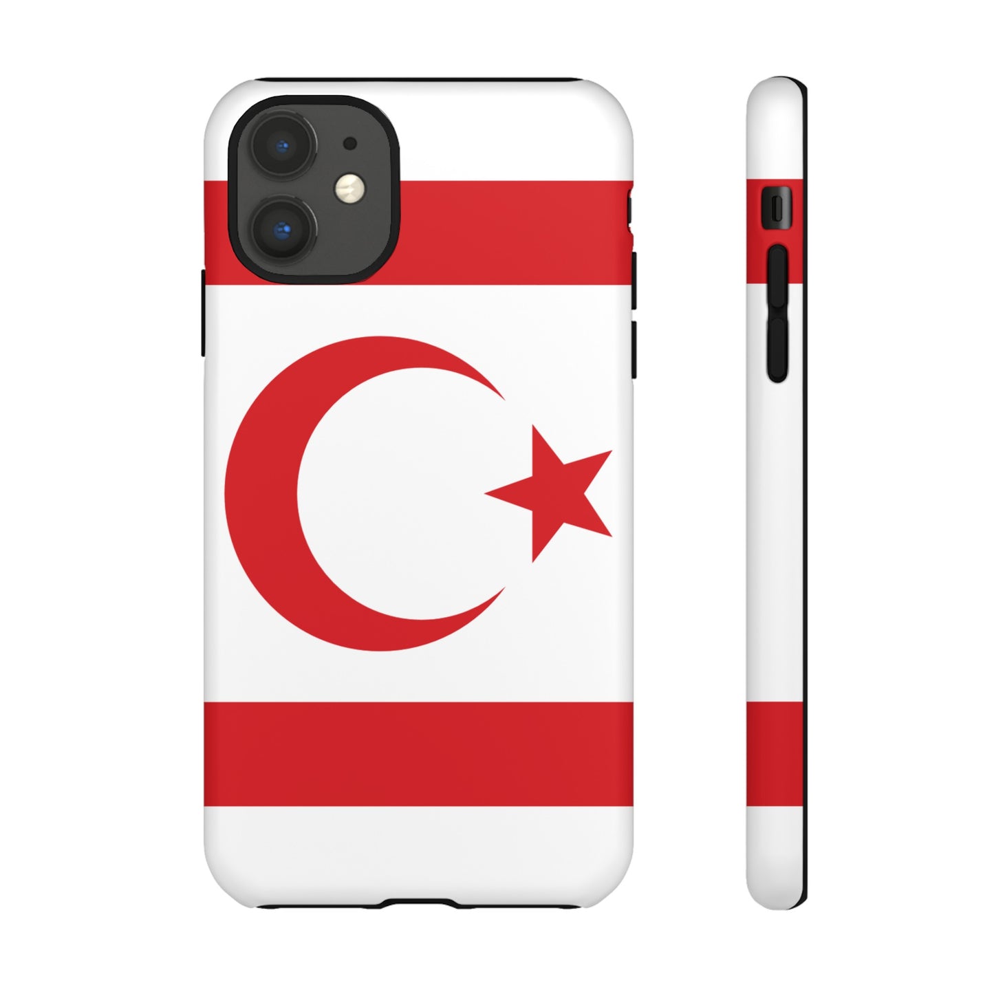 Northern Cyprus Flag Phone Case | iPhone 15 Plus/ Pro, 14, 13, 12| Google Pixel 7, Pro, 5| Samsung Galaxy S23 All Major Phone Models