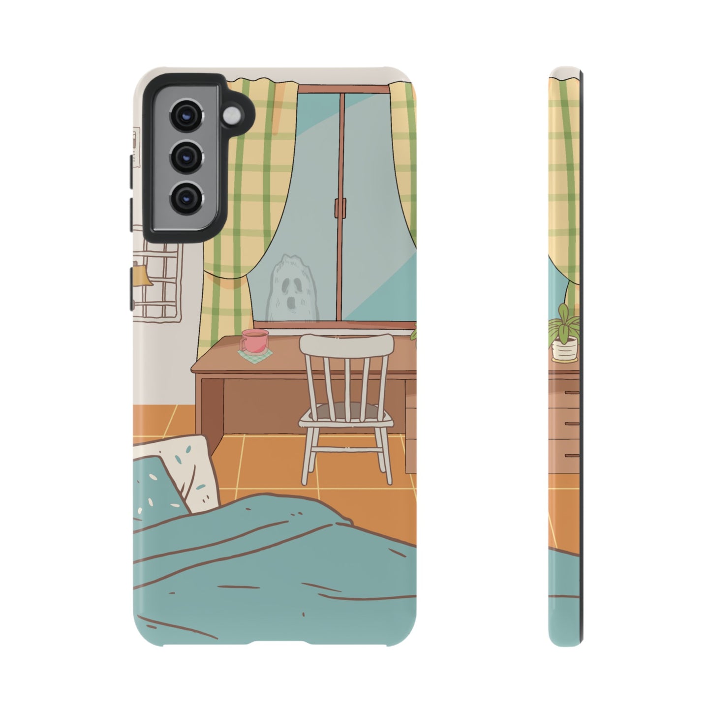 Ghost At The Window Wallpaper Phone Case | iPhone 15 Plus/ Pro, 14, 13, 12| Google Pixel 7, Pro, 5| Samsung Galaxy S23 All Major Phone Models