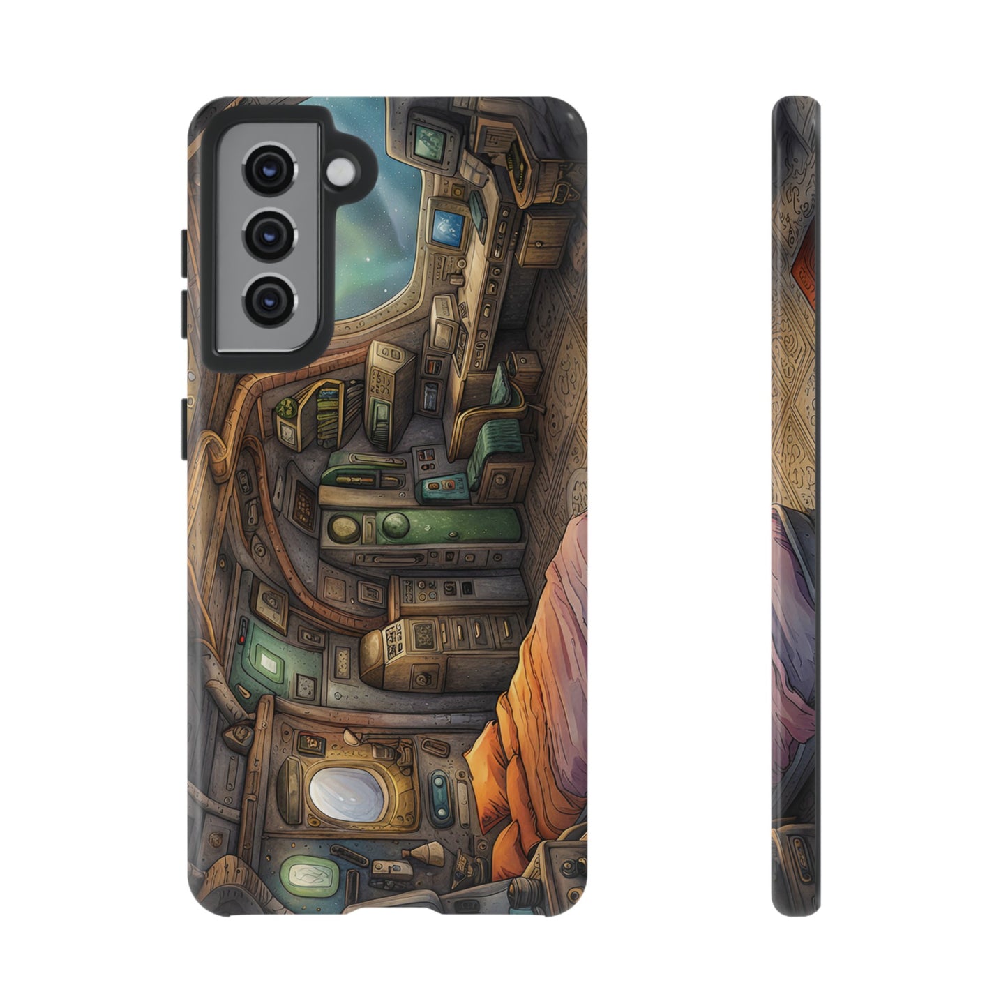 Cosy Spaceship Wallpaper Phone Case | iPhone 15 Plus/ Pro, 14, 13, 12| Google Pixel 7, Pro, 5| Samsung Galaxy S23 All Major Phone Models