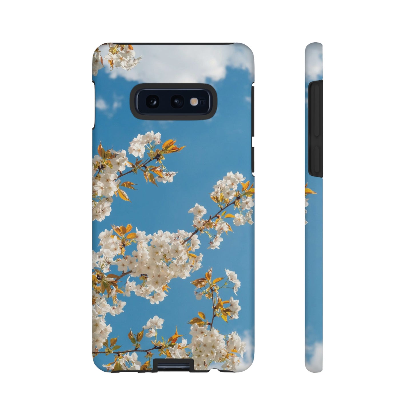 White Blossom Wallpaper Phone Case | iPhone 15 Plus/ Pro, 14, 13, 12| Google Pixel 7, Pro, 5| Samsung Galaxy S23 All Major Phone Models