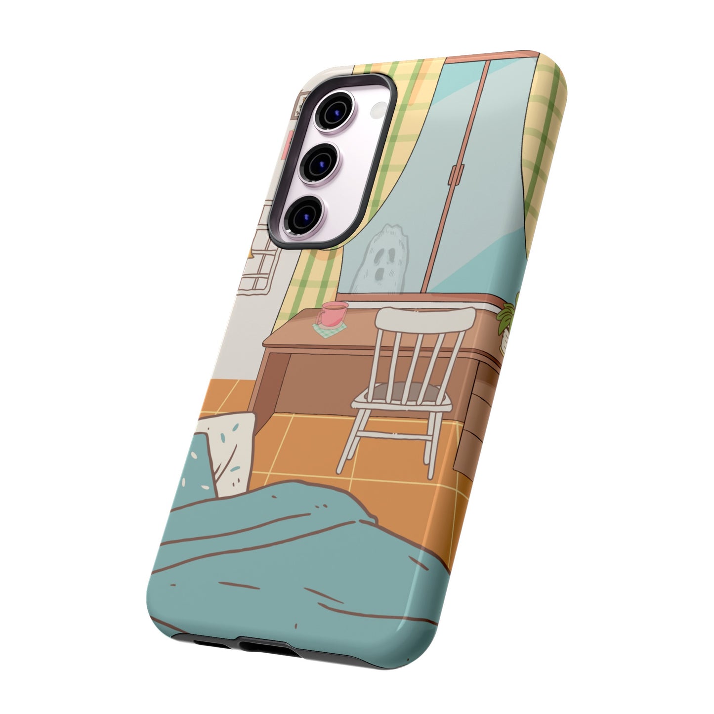 Ghost At The Window Wallpaper Phone Case | iPhone 15 Plus/ Pro, 14, 13, 12| Google Pixel 7, Pro, 5| Samsung Galaxy S23 All Major Phone Models