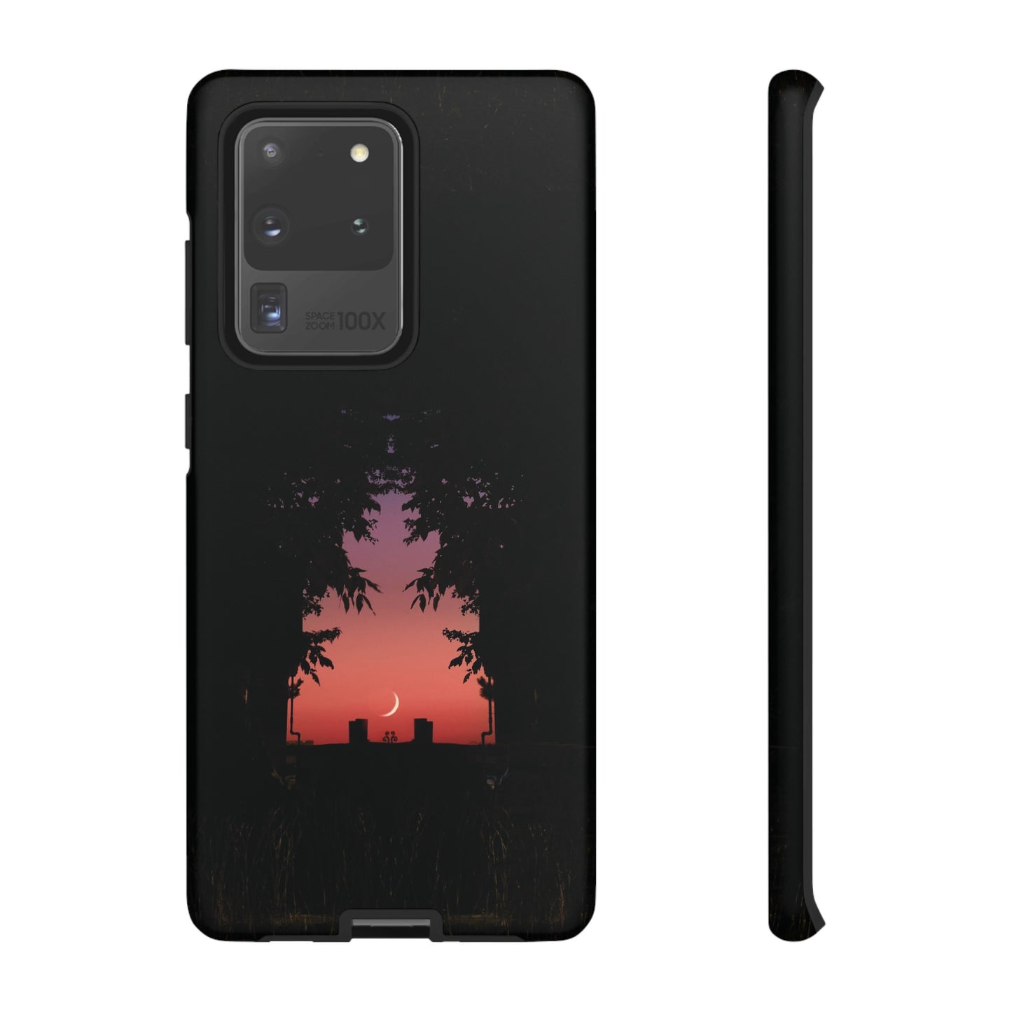 Crescent Night Wallpaper Phone Case | iPhone 15 Plus/ Pro, 14, 13, 12| Google Pixel 7, Pro, 5| Samsung Galaxy S23 All Major Phone Models