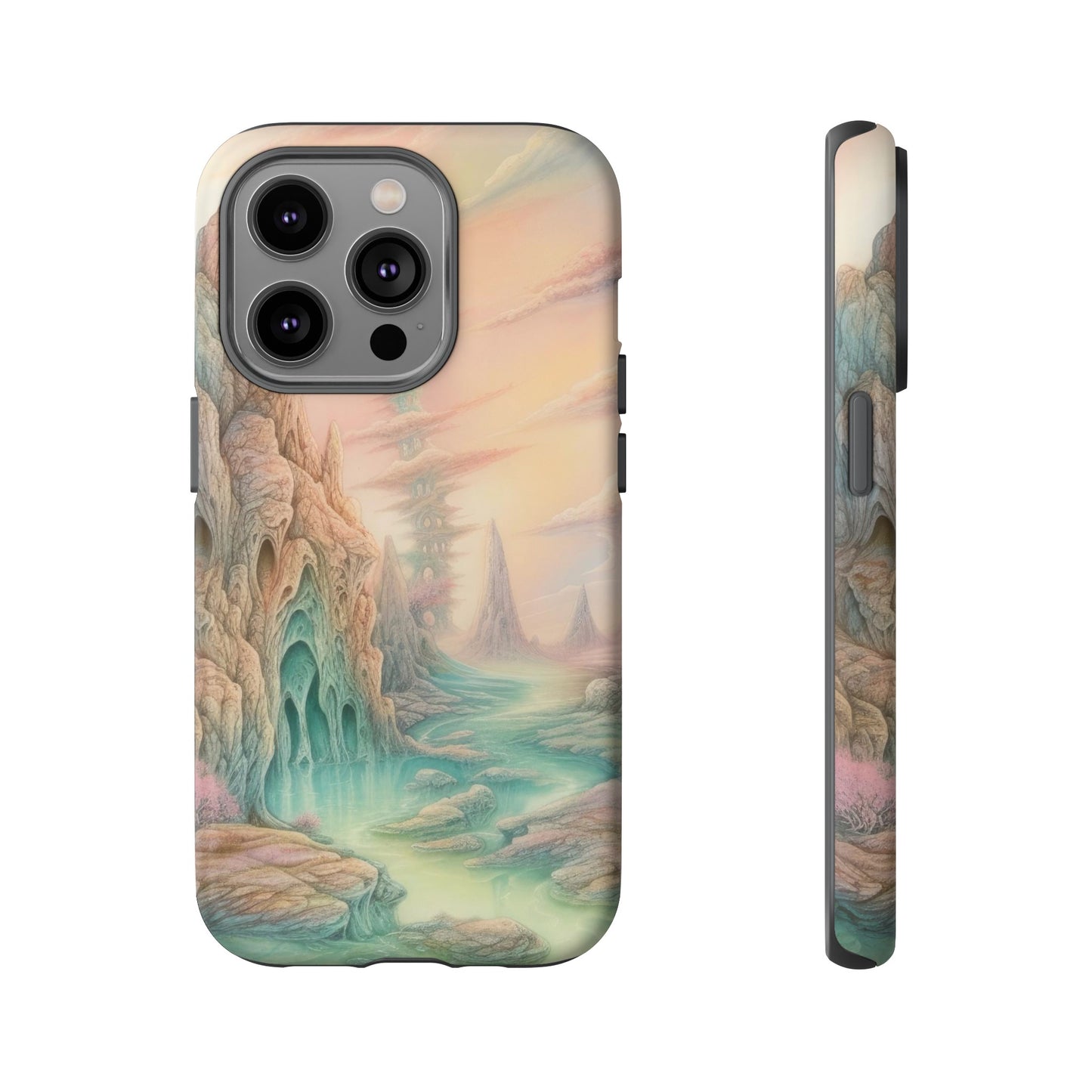 Caves Sci-Fi Wallpaper Phone Case | iPhone 15 Plus/ Pro, 14, 13, 12| Google Pixel 7, Pro, 5| Samsung Galaxy S23 All Major Phone Models