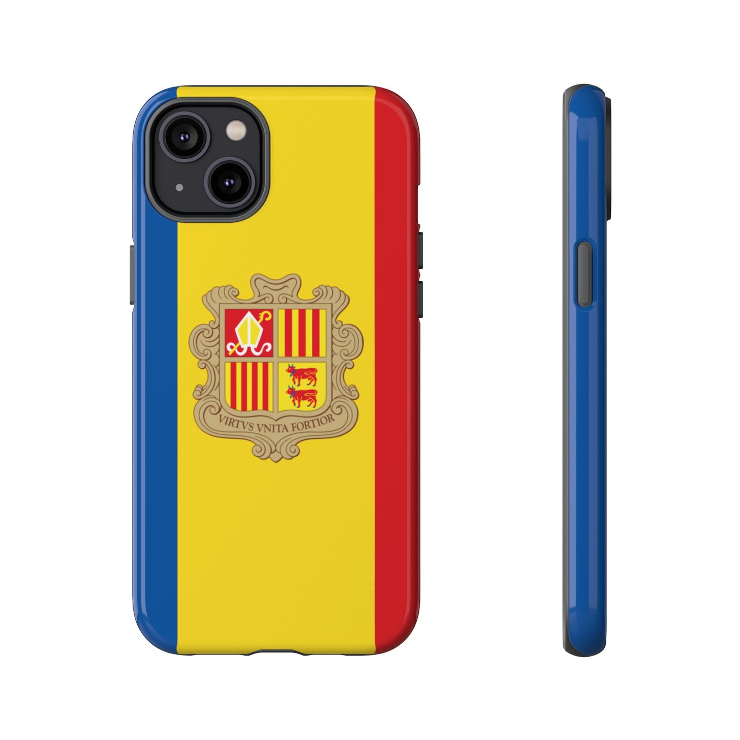 Andorra Flag Phone Case | iPhone 15 Plus/ Pro, 14, 13, 12| Google Pixel 7, Pro, 5| Samsung Galaxy S23 All Major Phone Models