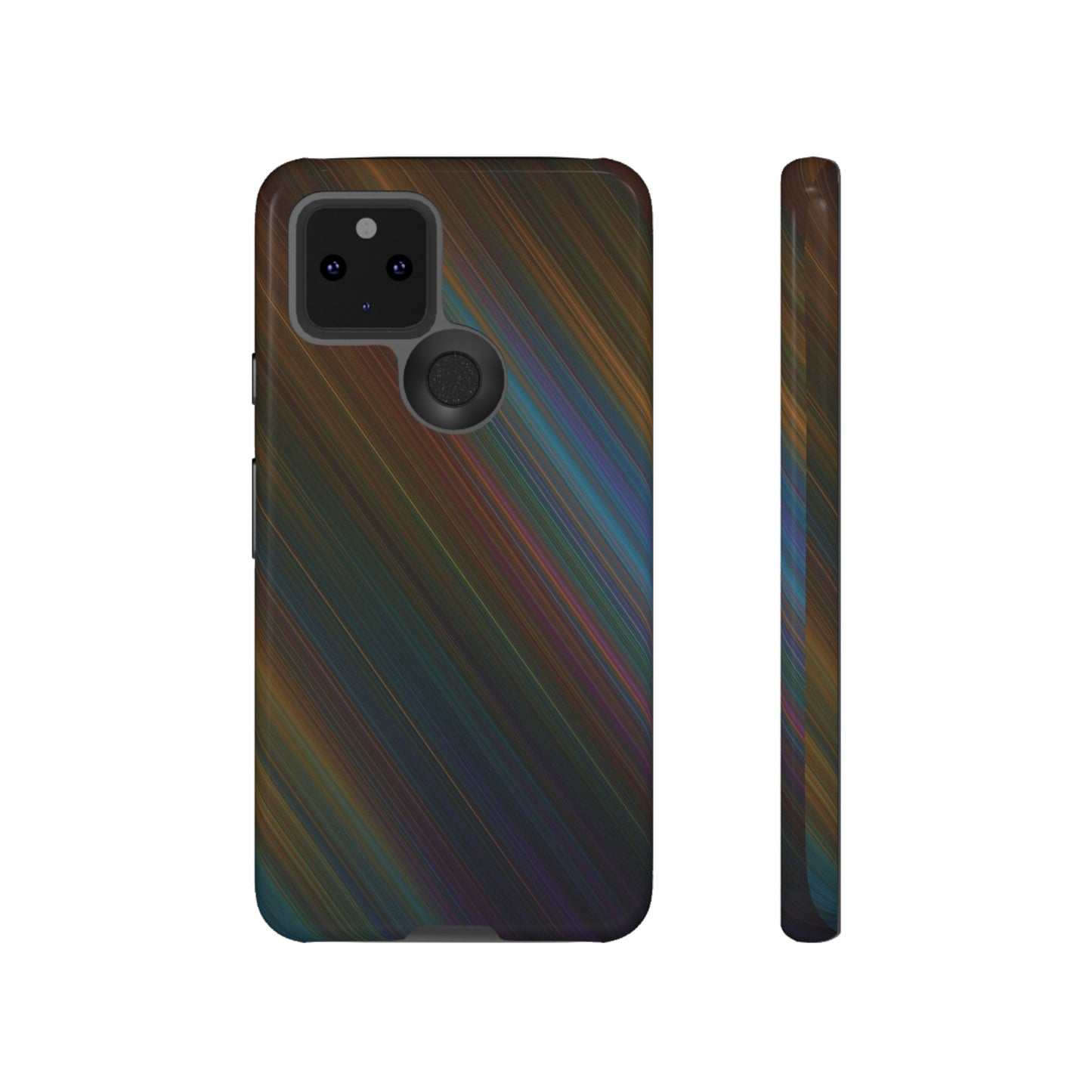 Slanted Rainbow Wallpaper Phone Case | iPhone 15 Plus/ Pro, 14, 13, 12| Google Pixel 7, Pro, 5| Samsung Galaxy S23 All Major Phone Models