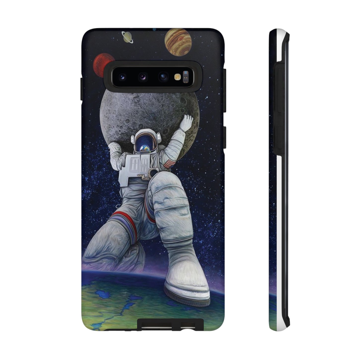 Astronaut Holding The Moon Phone Case | iPhone 15 Plus/ Pro, 14, 13, 12| Google Pixel 7, Pro, 5| Samsung Galaxy S23 All Major Phone Models