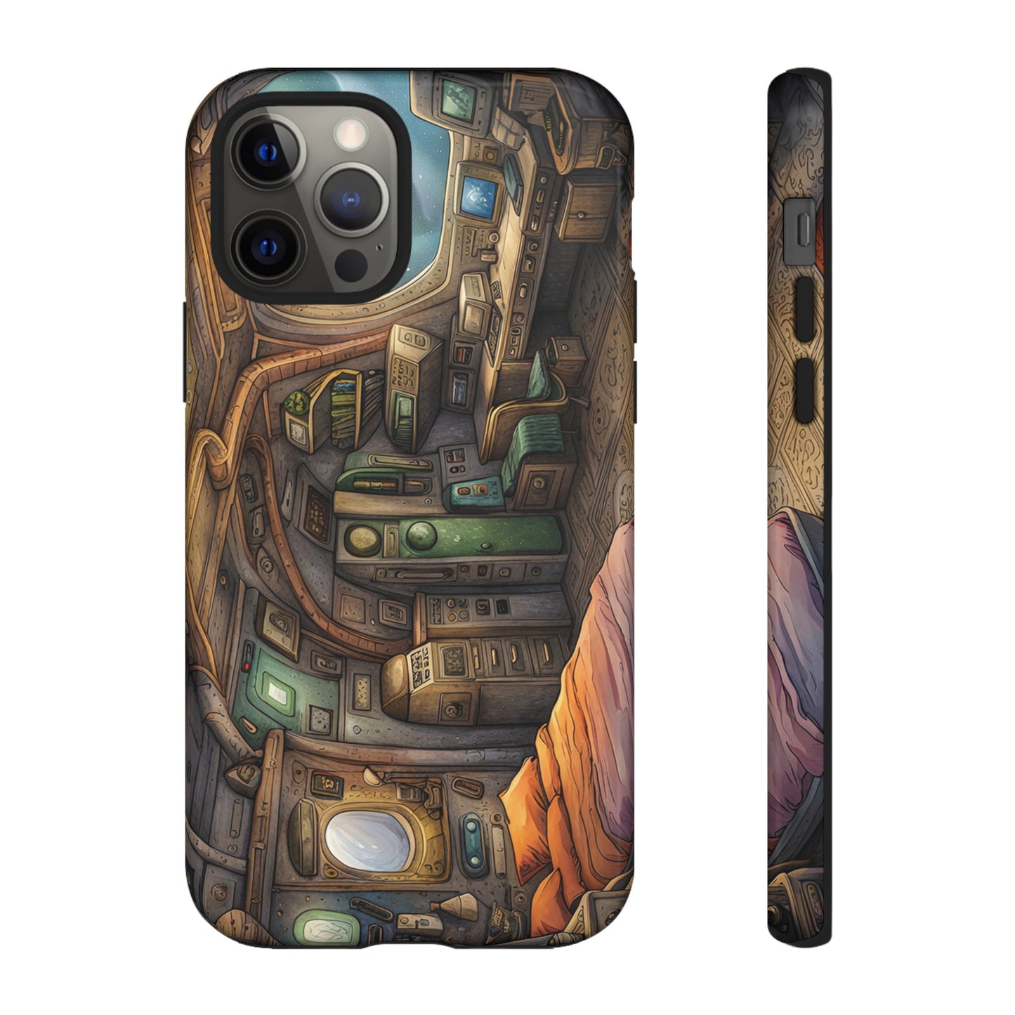 Cosy Spaceship Wallpaper Phone Case | iPhone 15 Plus/ Pro, 14, 13, 12| Google Pixel 7, Pro, 5| Samsung Galaxy S23 All Major Phone Models