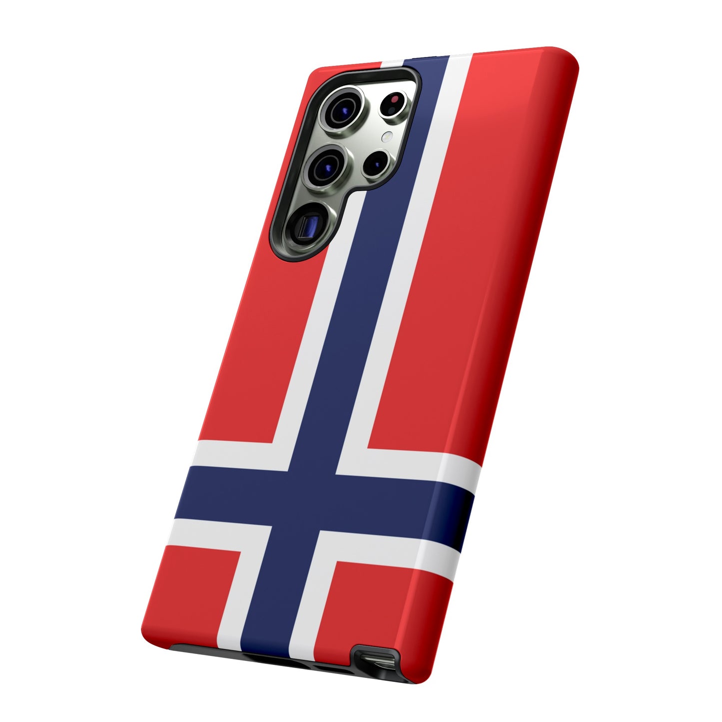 Norway Flag Phone Case | iPhone 15 Plus/ Pro, 14, 13, 12| Google Pixel 7, Pro, 5| Samsung Galaxy S23 All Major Phone Models