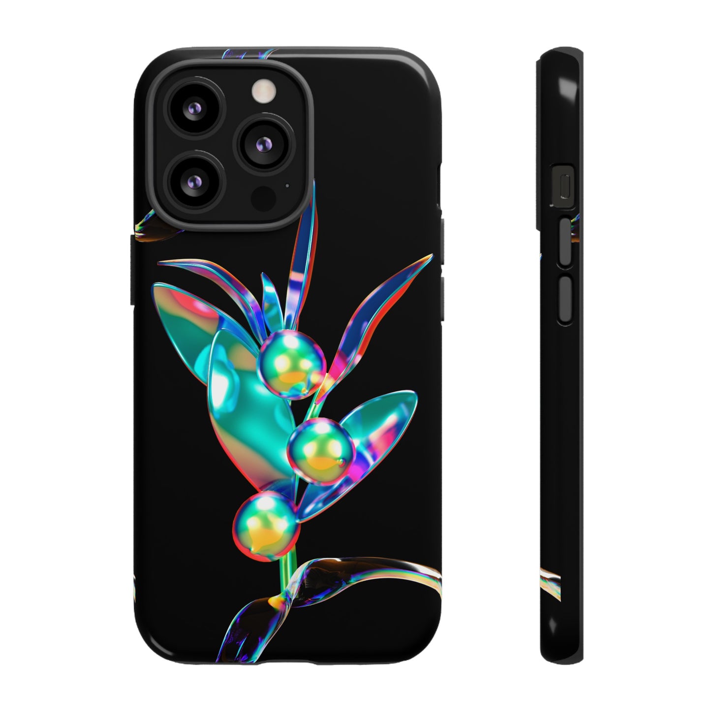 Psychedelic Flower Wallpaper Phone Case | iPhone 15 Plus/ Pro, 14, 13, 12| Google Pixel 7, Pro, 5| Samsung Galaxy S23 All Major Phone Models