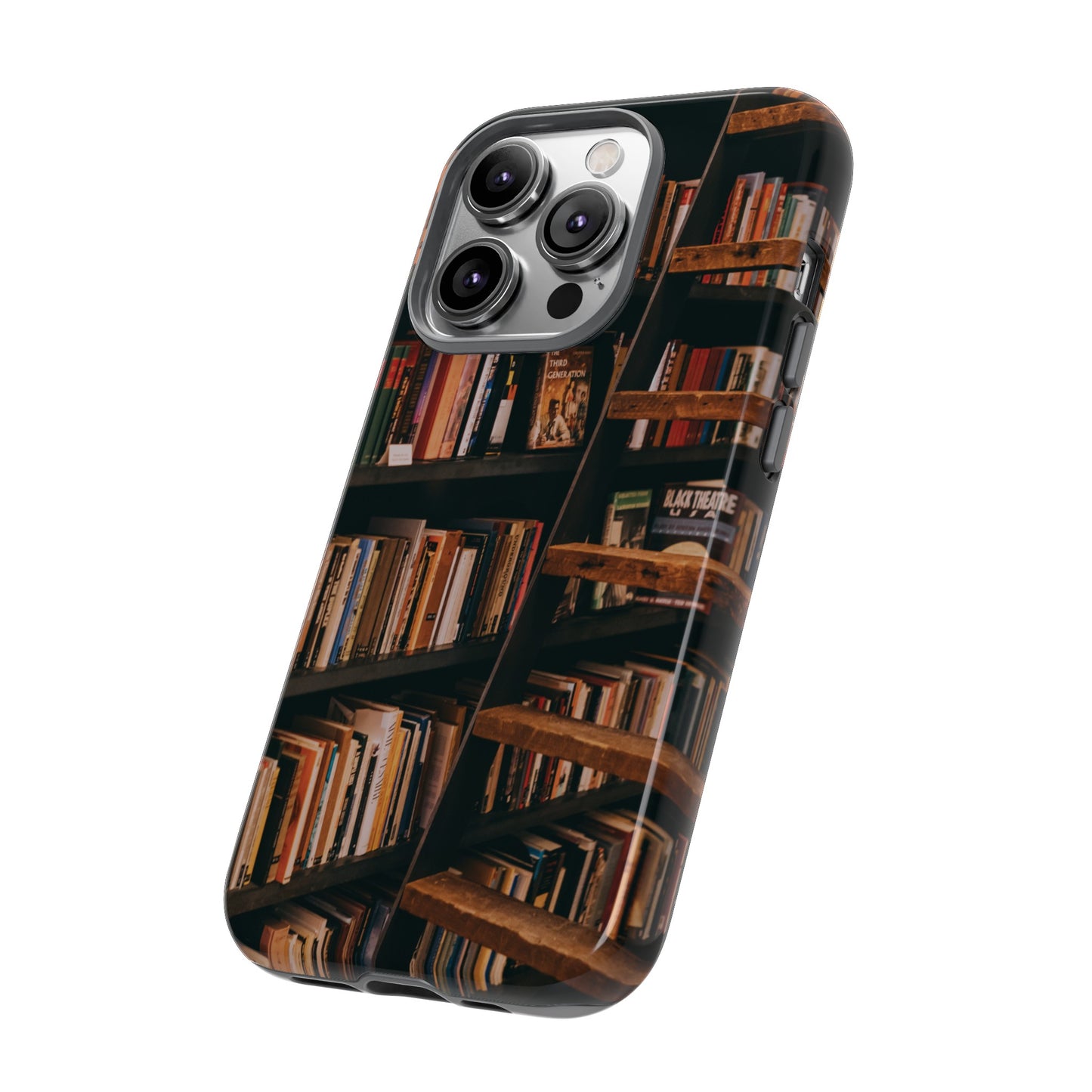 Bookcase Wallpaper Phone Case | iPhone 15 Plus/ Pro, 14, 13, 12| Google Pixel 7, Pro, 5| Samsung Galaxy S23 All Major Phone Models