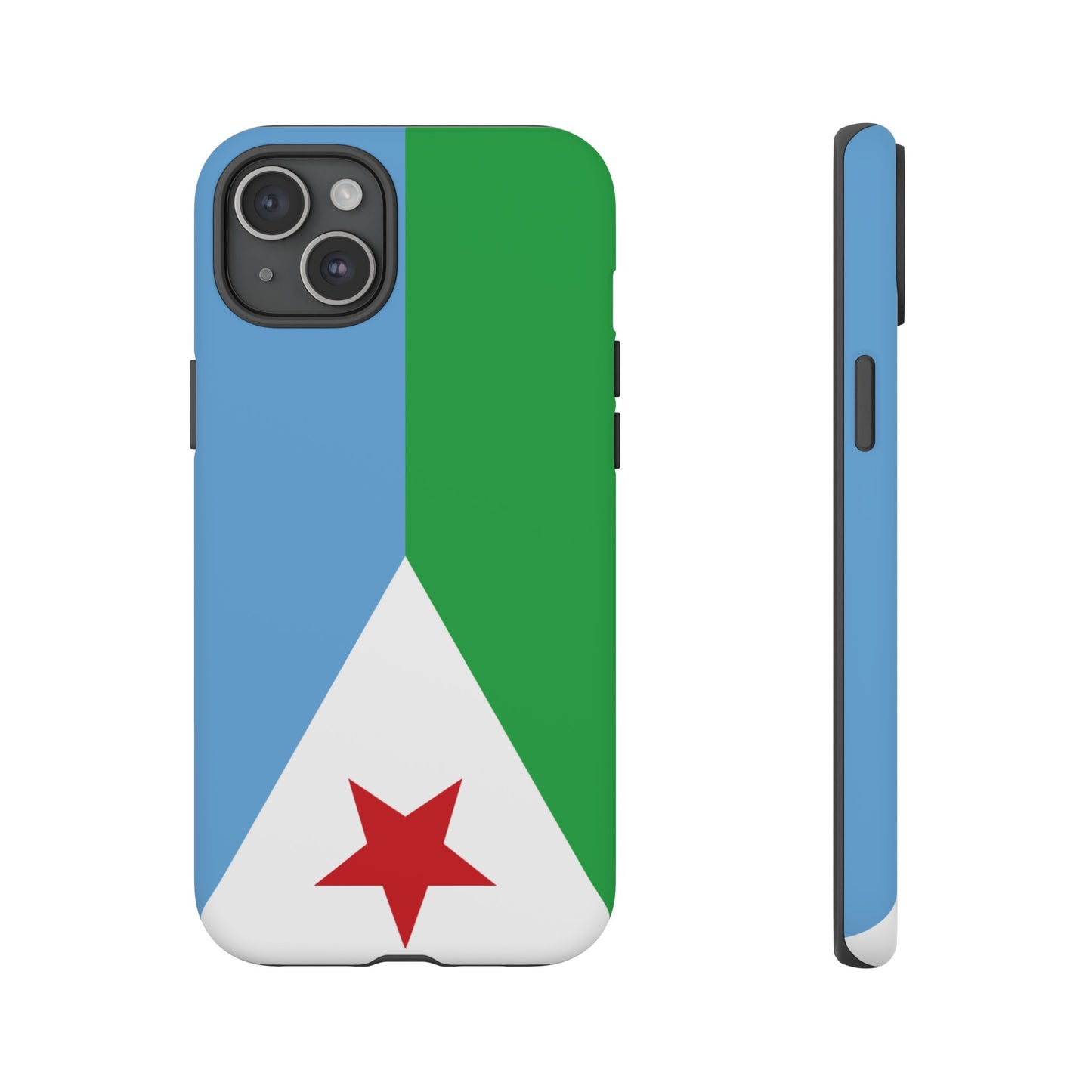 Djibouti Flag Phone Case | iPhone 15 Plus/ Pro, 14, 13, 12| Google Pixel 7, Pro, 5| Samsung Galaxy S23 All Major Phone Models