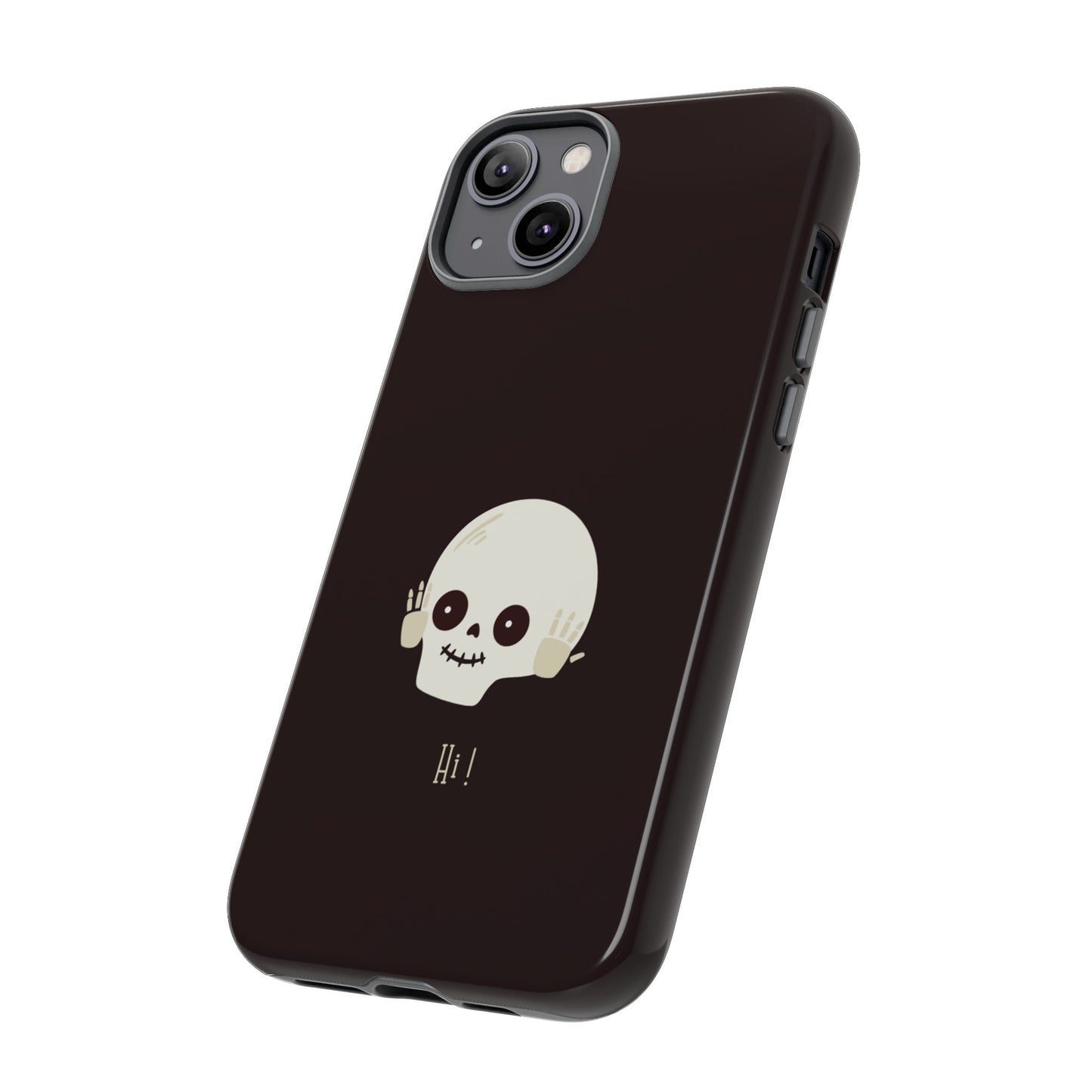 Hello Skull Phone Case | iPhone 15 Plus/ Pro, 14, 13, 12| Google Pixel 7, Pro, 5| Samsung Galaxy S23 All Major Phone Models