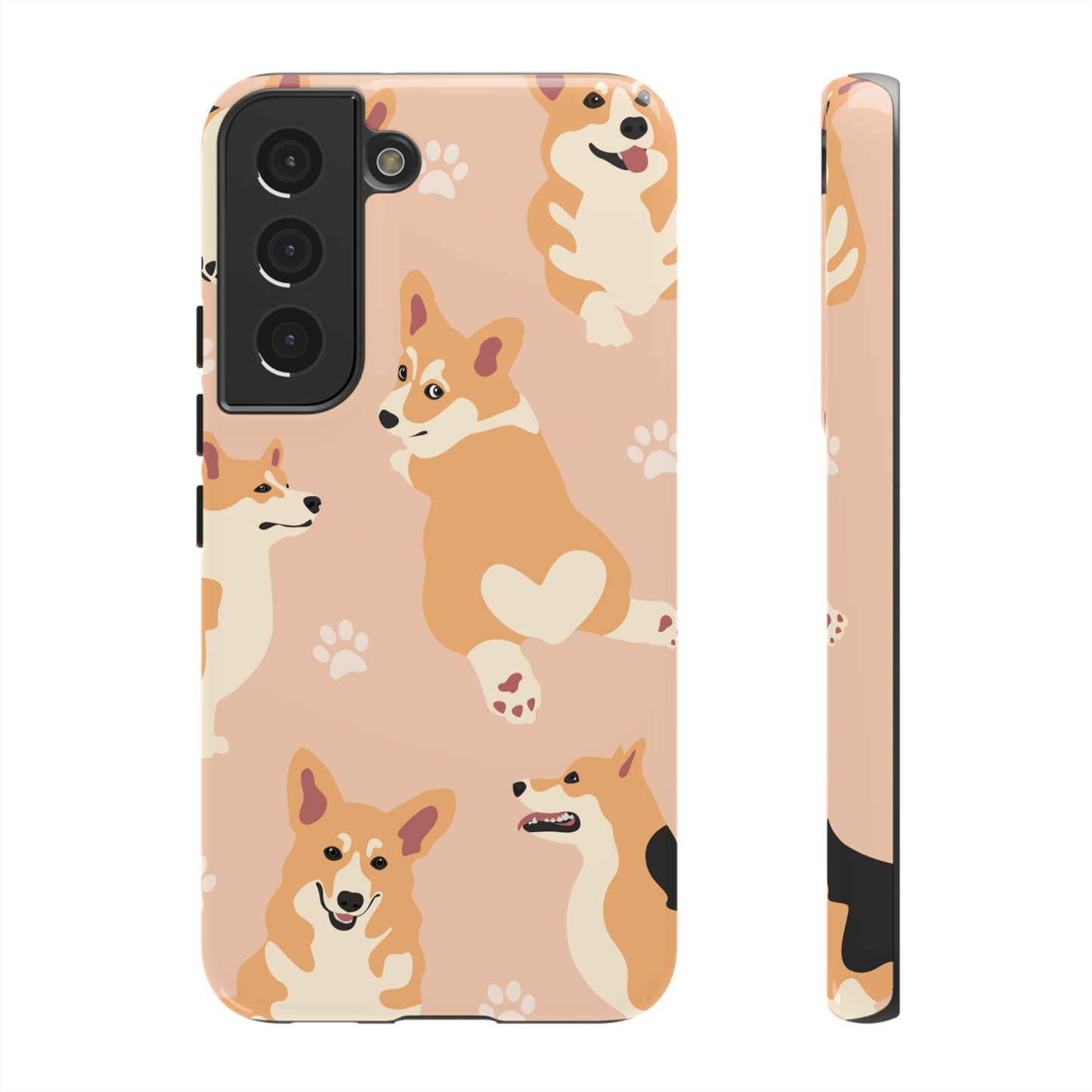 Corgi Wallpaper Phone Case | iPhone 15 Plus/ Pro, 14, 13, 12| Google Pixel 7, Pro, 5| Samsung Galaxy S23 All Major Phone Models