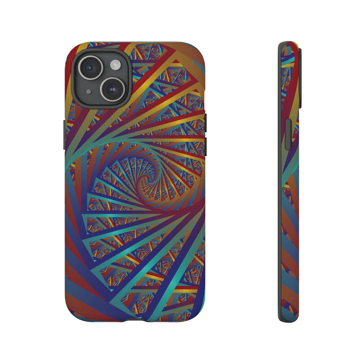 Colourful Spiral Wallpaper Phone Case | iPhone 15 Plus/ Pro, 14, 13, 12| Google Pixel 7, Pro, 5| Samsung Galaxy S23 All Major Phone Models