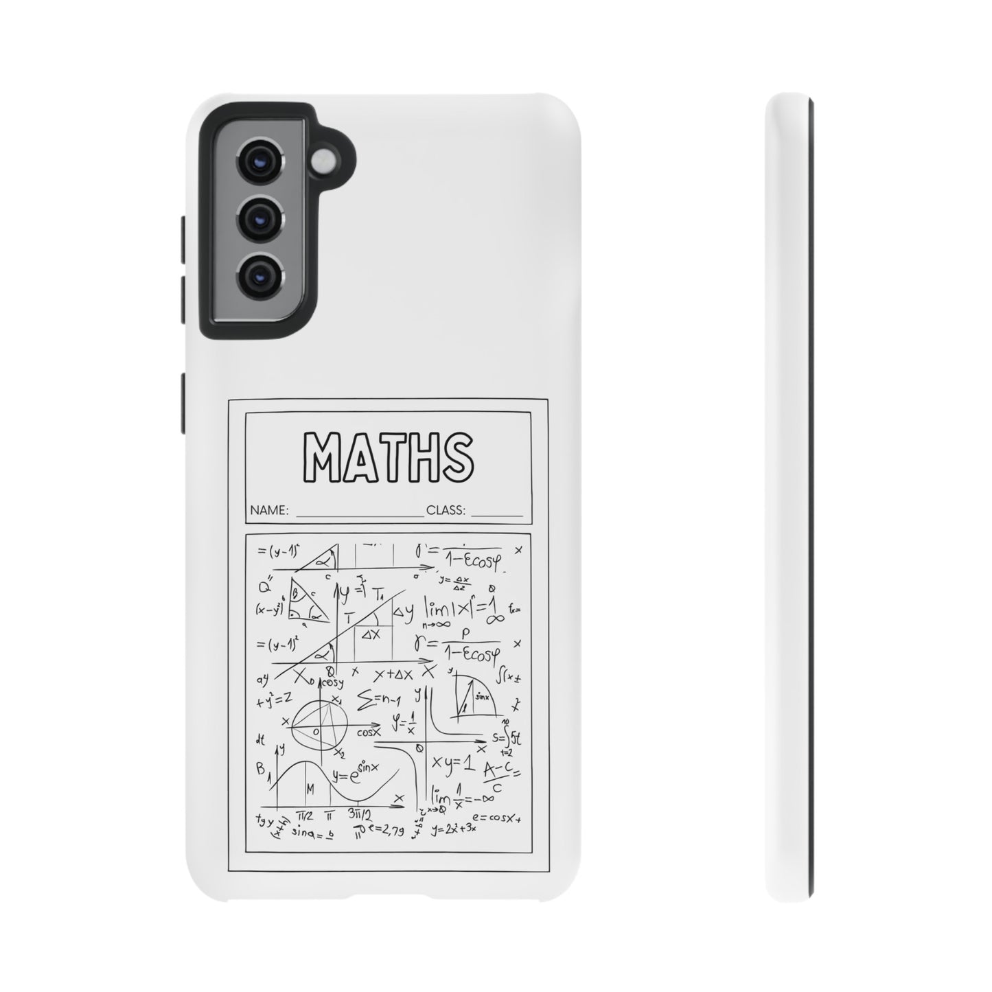 Maths Class Wallpaper Phone Case | iPhone 15 Plus/ Pro, 14, 13, 12| Google Pixel 7, Pro, 5| Samsung Galaxy S23 All Major Phone Models