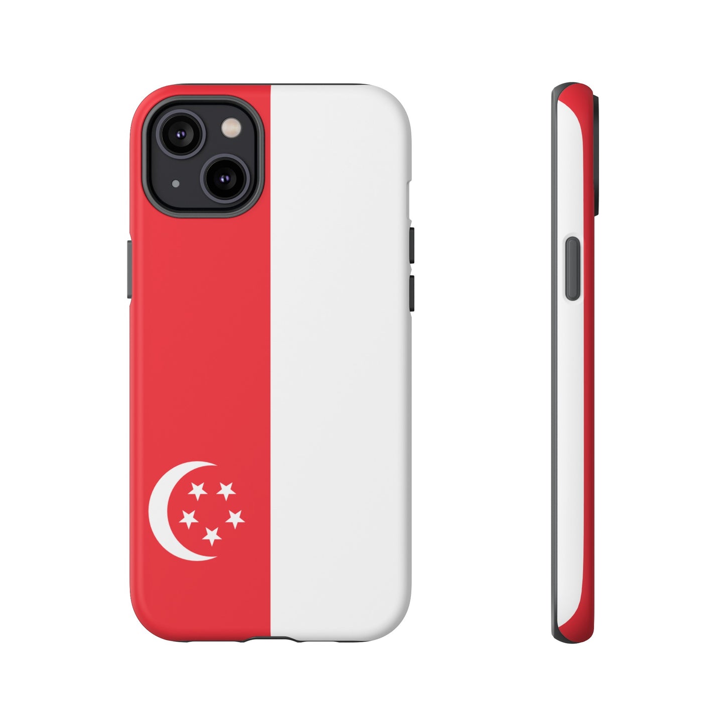 Singapore Flag Phone Case | iPhone 15 Plus/ Pro, 14, 13, 12| Google Pixel 7, Pro, 5| Samsung Galaxy S23 All Major Phone Models