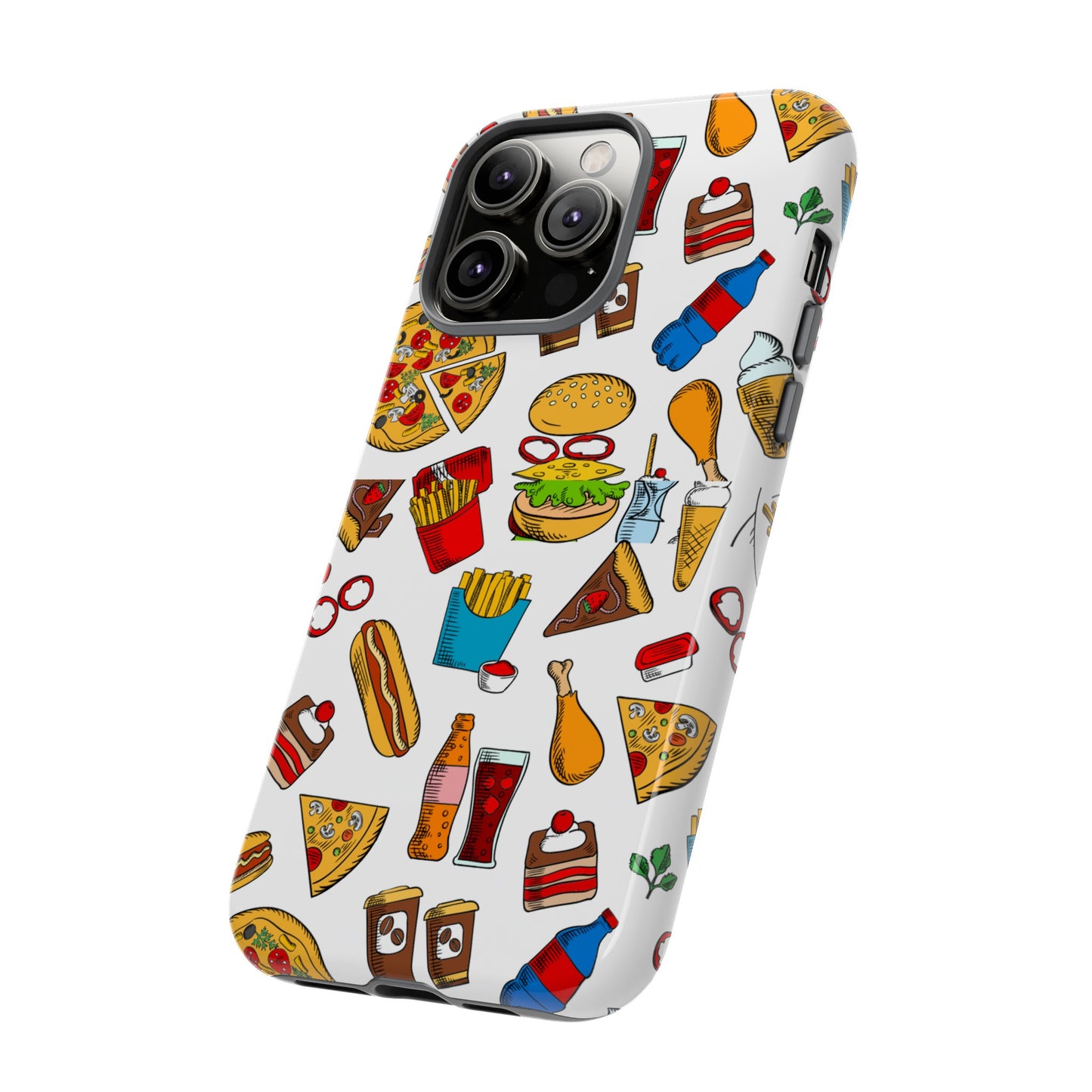 Fast Food Wallpaper Phone Case | iPhone 15 Plus/ Pro, 14, 13, 12| Google Pixel 7, Pro, 5| Samsung Galaxy S23 All Major Phone Models