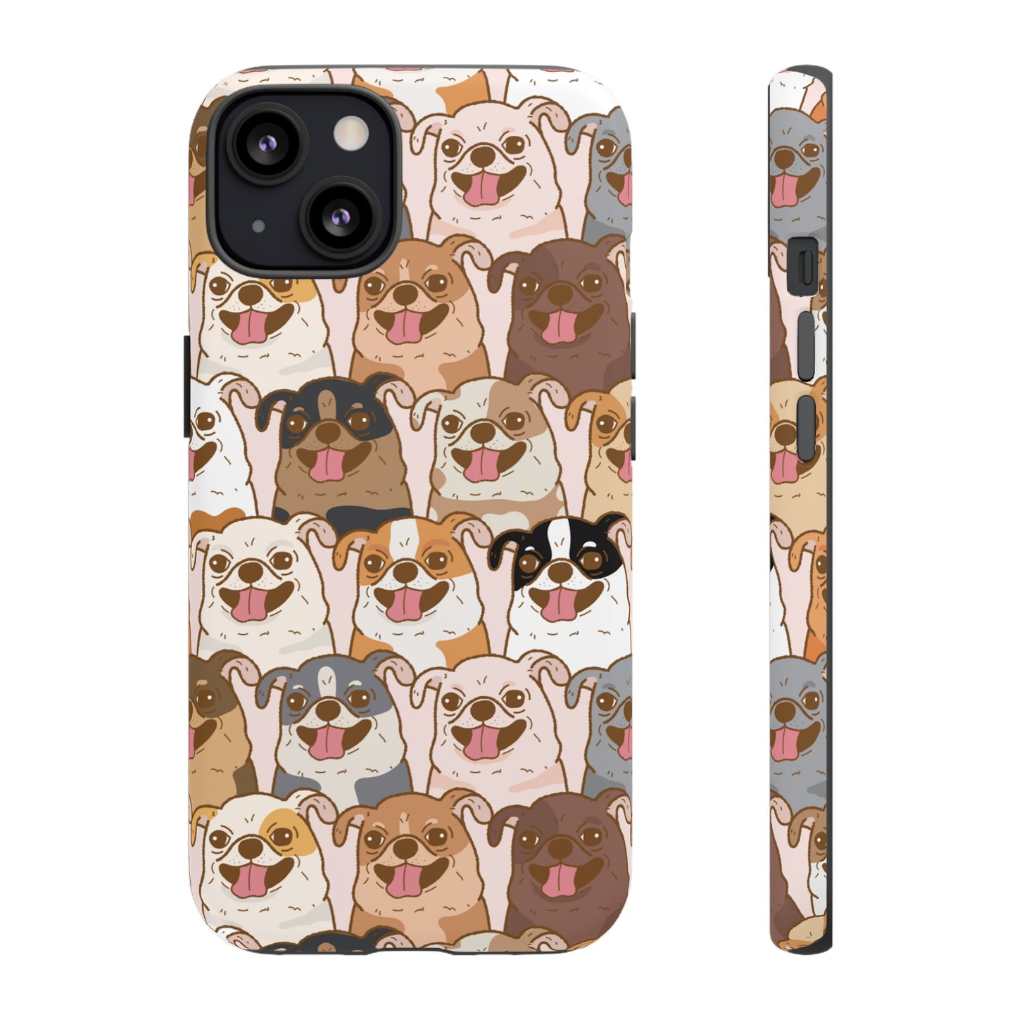 Dog Line Up Phone Case | iPhone 15 Plus/ Pro, 14, 13, 12| Google Pixel 7, Pro, 5| Samsung Galaxy S23 All Major Phone Models