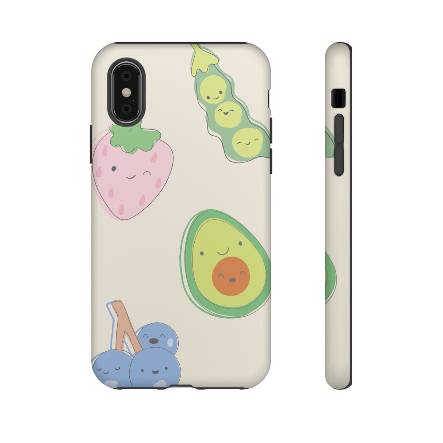 Happy Food Wallpaper Phone Case | iPhone 15 Plus/ Pro, 14, 13, 12| Google Pixel 7, Pro, 5| Samsung Galaxy S23 All Major Phone Models