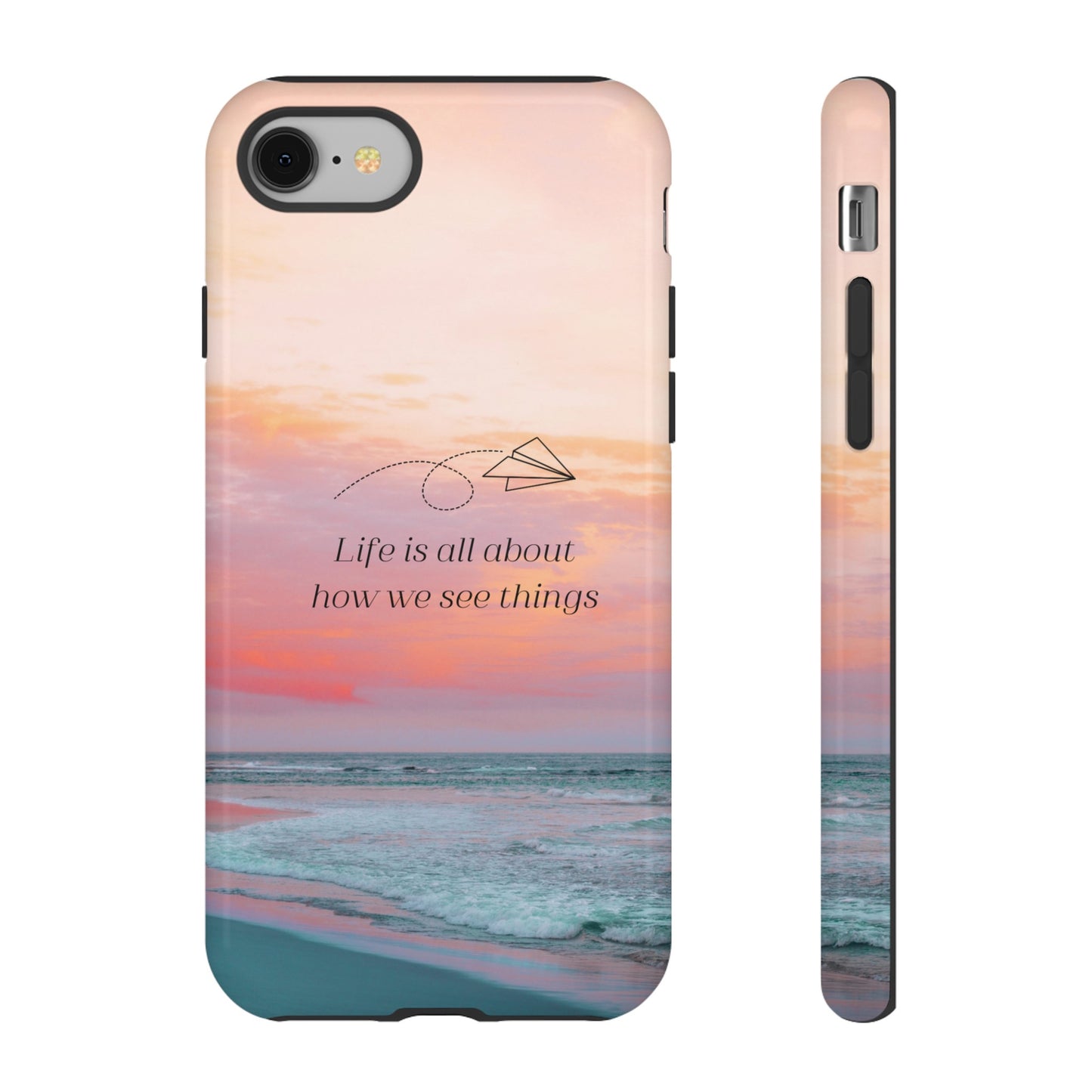 Thoughts at Sunset Phone Case | iPhone 15 Plus/ Pro, 14, 13, 12| Google Pixel 7, Pro, 5| Samsung Galaxy S23 All Major Phone Models