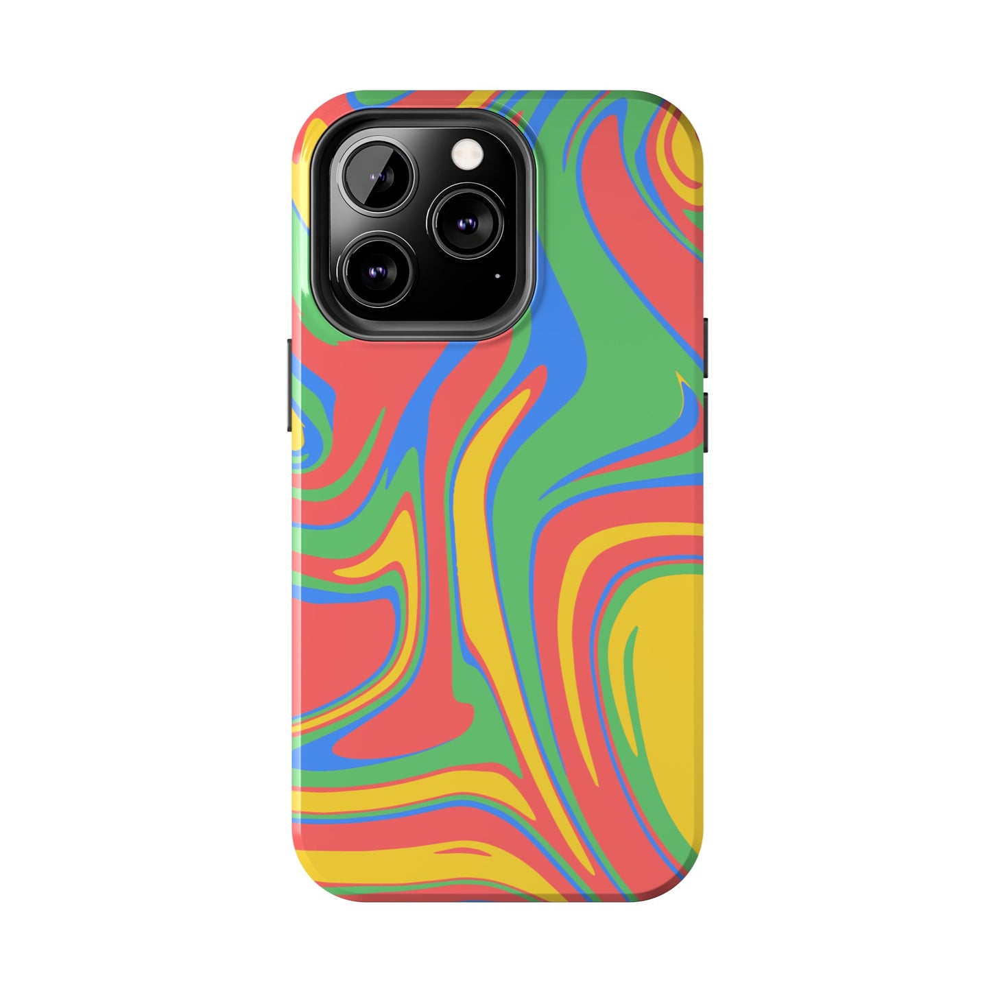 Colourful Marble Phone Case | iPhone 15 Plus/ Pro, 14, 13, 12|