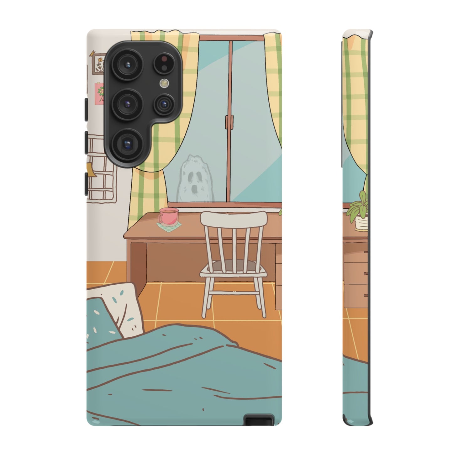 Ghost At The Window Wallpaper Phone Case | iPhone 15 Plus/ Pro, 14, 13, 12| Google Pixel 7, Pro, 5| Samsung Galaxy S23 All Major Phone Models