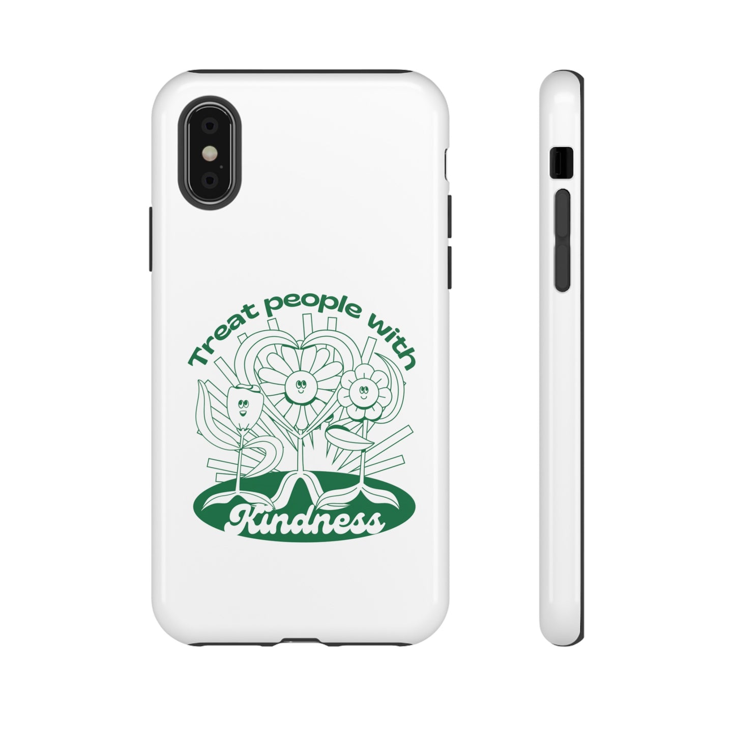 Treat People With Kindness Phone Case | iPhone 15 Plus/ Pro, 14, 13, 12| Google Pixel 7, Pro, 5| Samsung Galaxy S23 All Major Phone Models