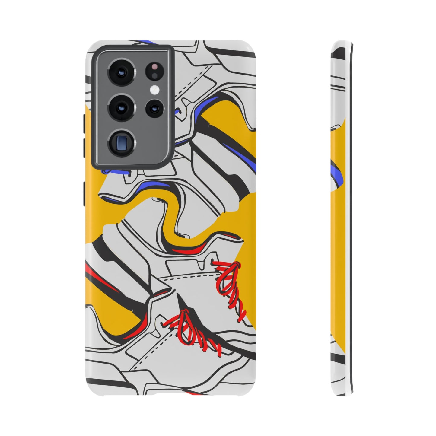 Sneakers Wallpaper Phone Case | iPhone 15 Plus/ Pro, 14, 13, 12| Google Pixel 7, Pro, 5| Samsung Galaxy S23 All Major Phone Models