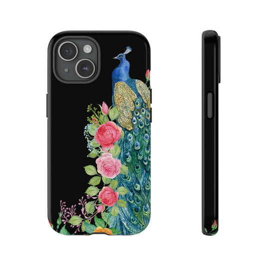 Peacock Wallpaper Phone Case | iPhone 15 Plus/ Pro, 14, 13, 12| Google Pixel 7, Pro, 5| Samsung Galaxy S23 All Major Phone Models