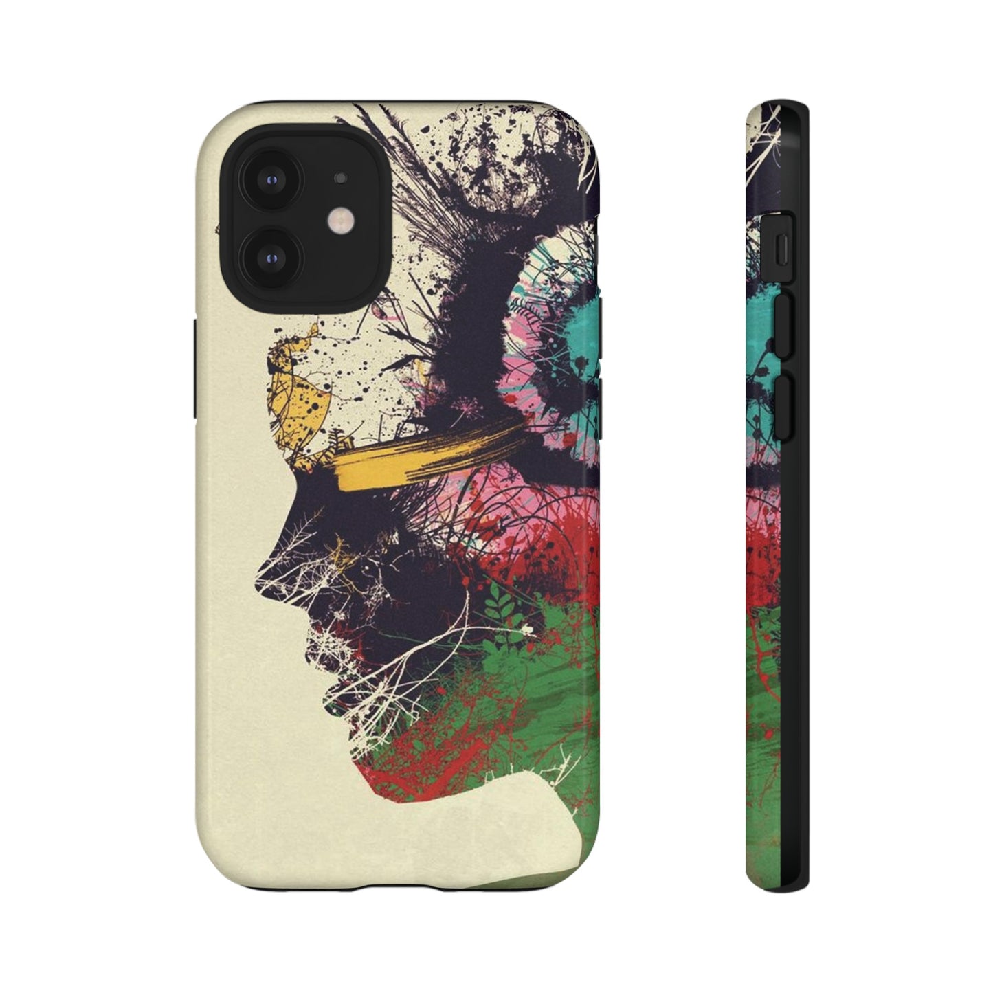 Woman’s Face Painting Wallpaper Phone Case |iPhone 15 Plus/ Pro,14, 13, 12| Google Pixel 7, Pro, 5|Samsung Galaxy S23 All Major Phone Models