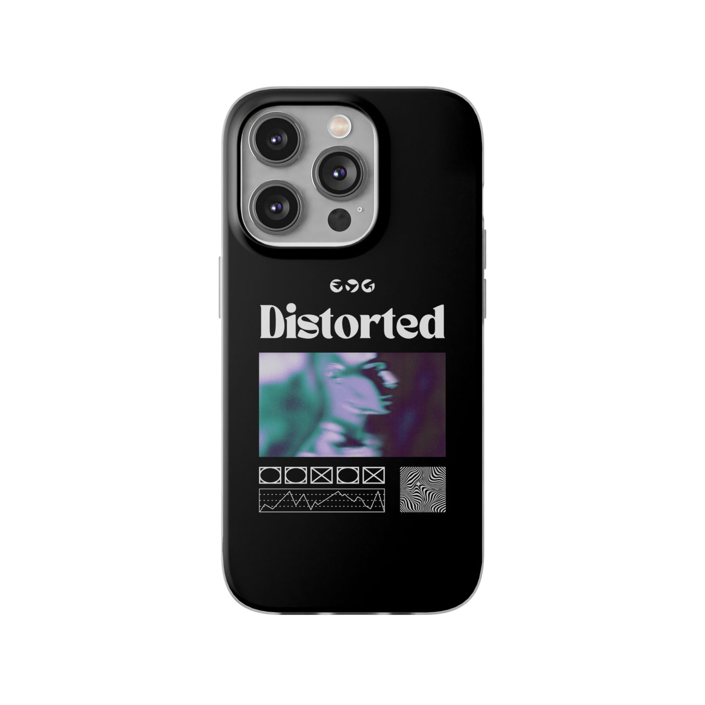 Distorted Phone Case | iPhone 15 Plus/ Pro, 14, 13, 12| Google Pixel 7, Pro, 5| Samsung Galaxy S23 All Major Phone Models