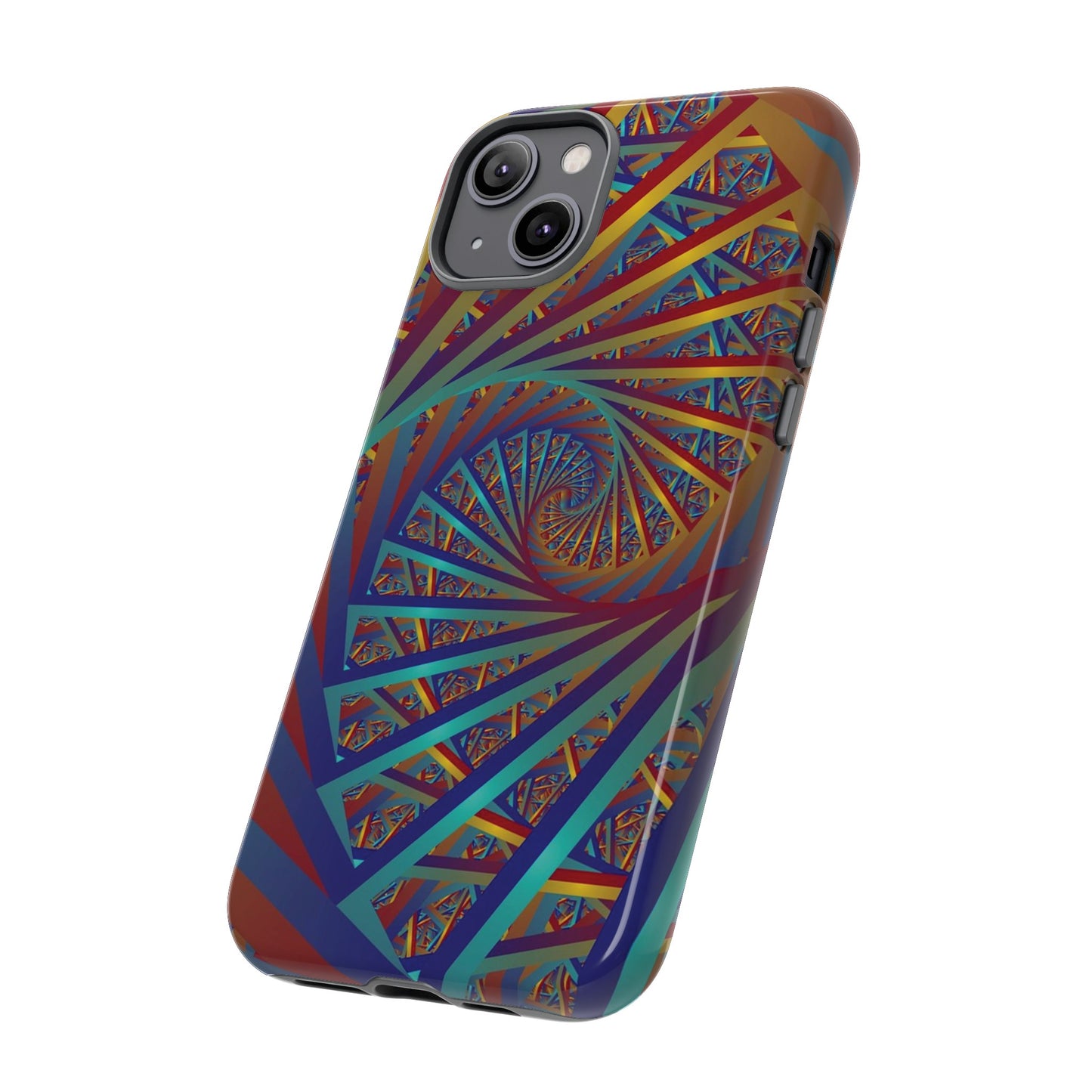 Colourful Spiral Wallpaper Phone Case | iPhone 15 Plus/ Pro, 14, 13, 12| Google Pixel 7, Pro, 5| Samsung Galaxy S23 All Major Phone Models