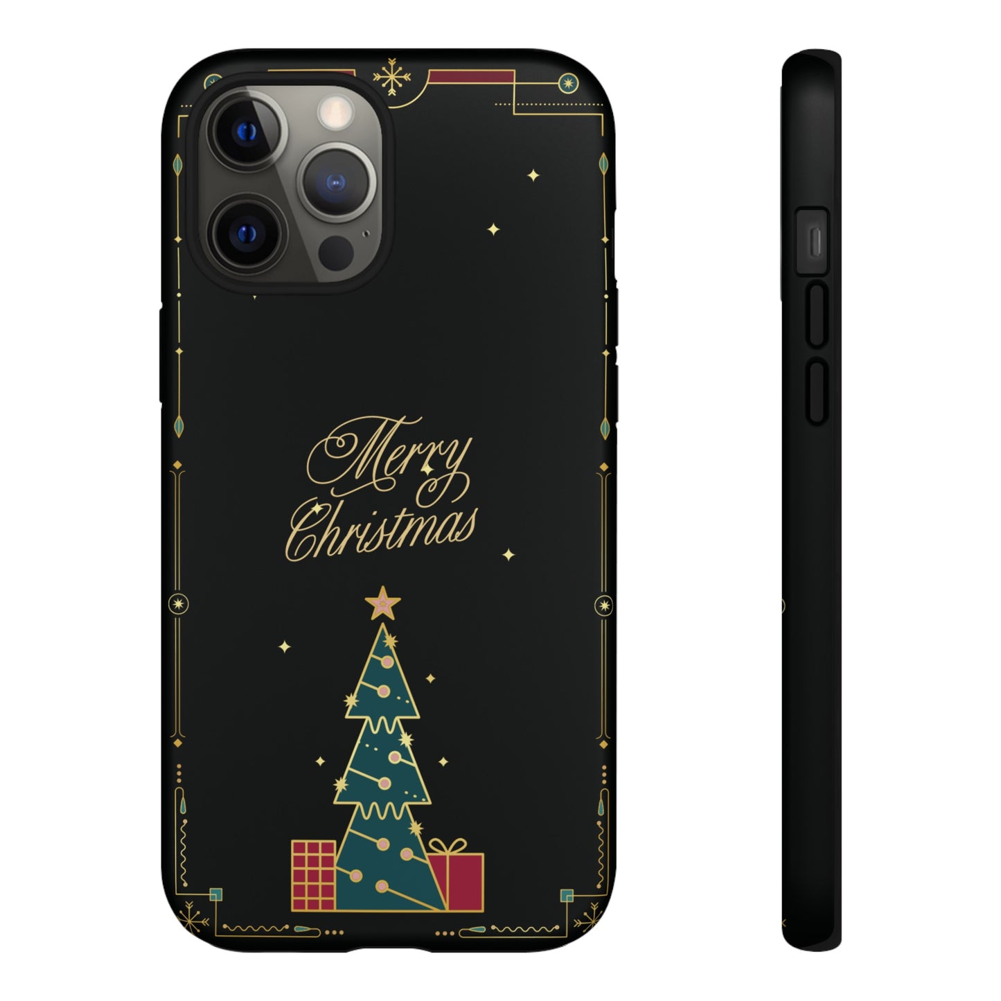 Christmas Tree Wallpaper Phone Case | iPhone 15 Plus/ Pro, 14, 13, 12| Google Pixel 7, Pro, 5| Samsung Galaxy S23 All Major Phone Models